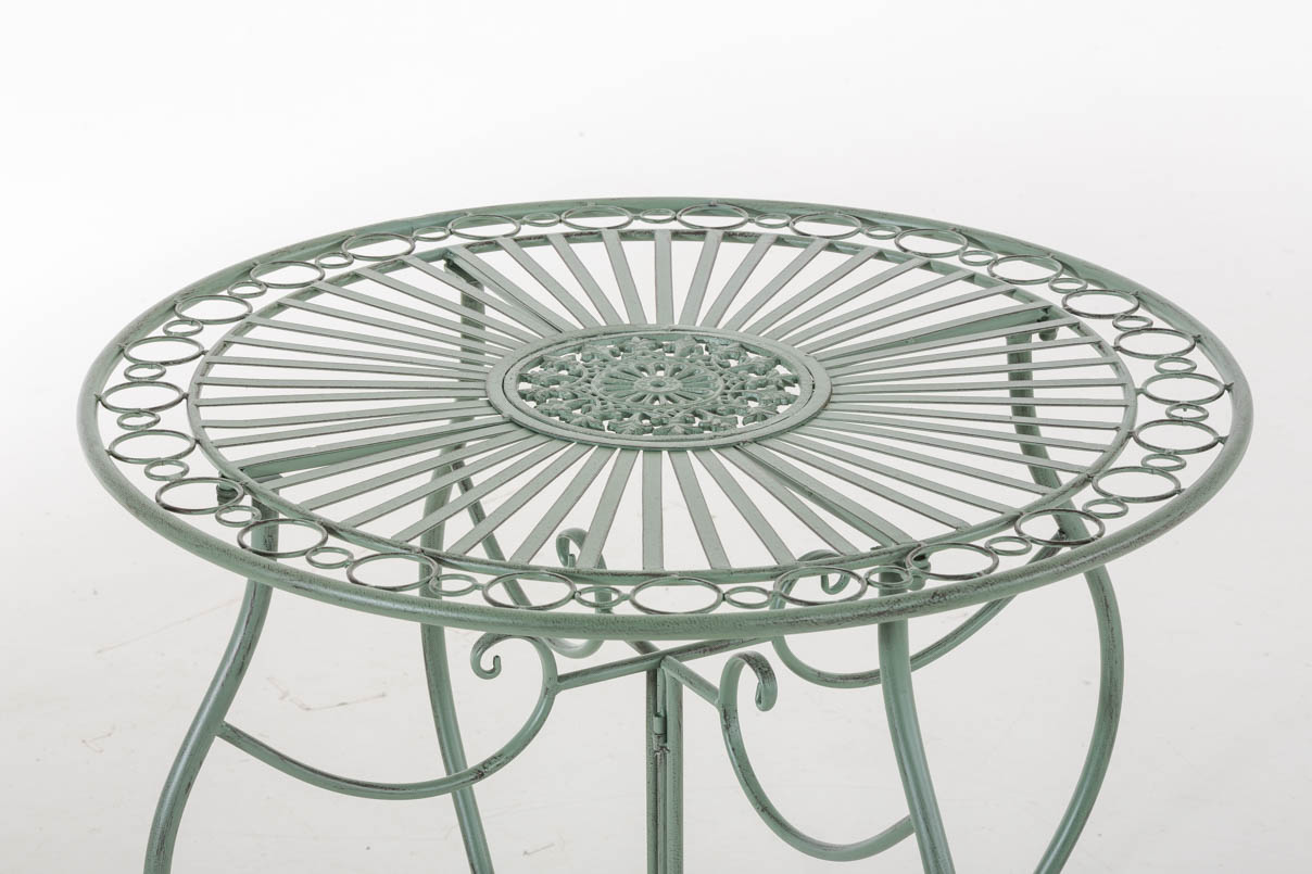 Table Ronde de Jardin INDRA Fer Forgé Diamètre 70 cm Table d Table Ronde de Jardin INDRA Fer Forgé Diamètre 70 cm Table d