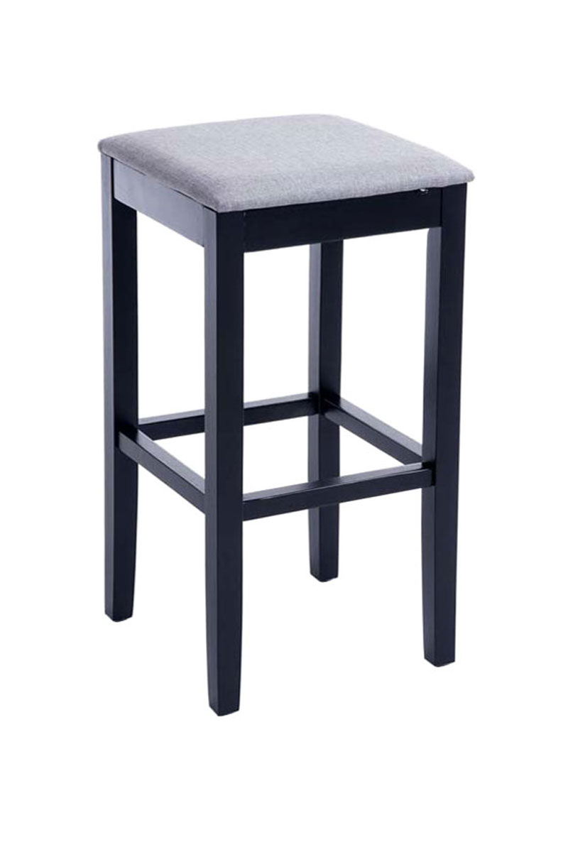 Barhocker Rocket Stoff Schwarz