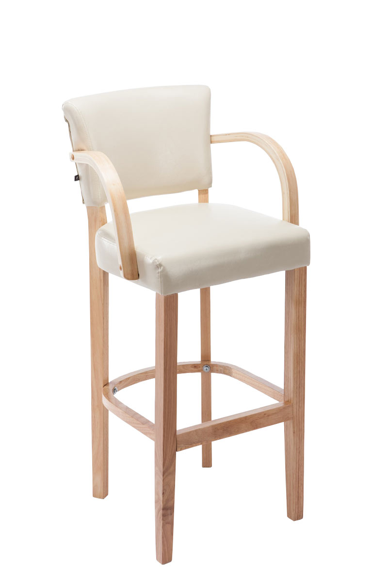 Barhocker Lionel mit Armlehne natura