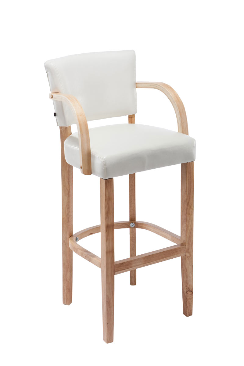 Barhocker Lionel mit Armlehne natura