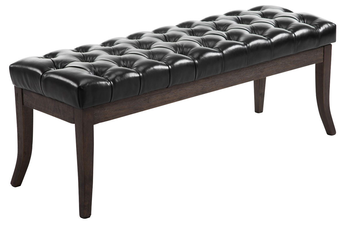 Sitzbank Ramses Kunstleder antik-dunkel 120