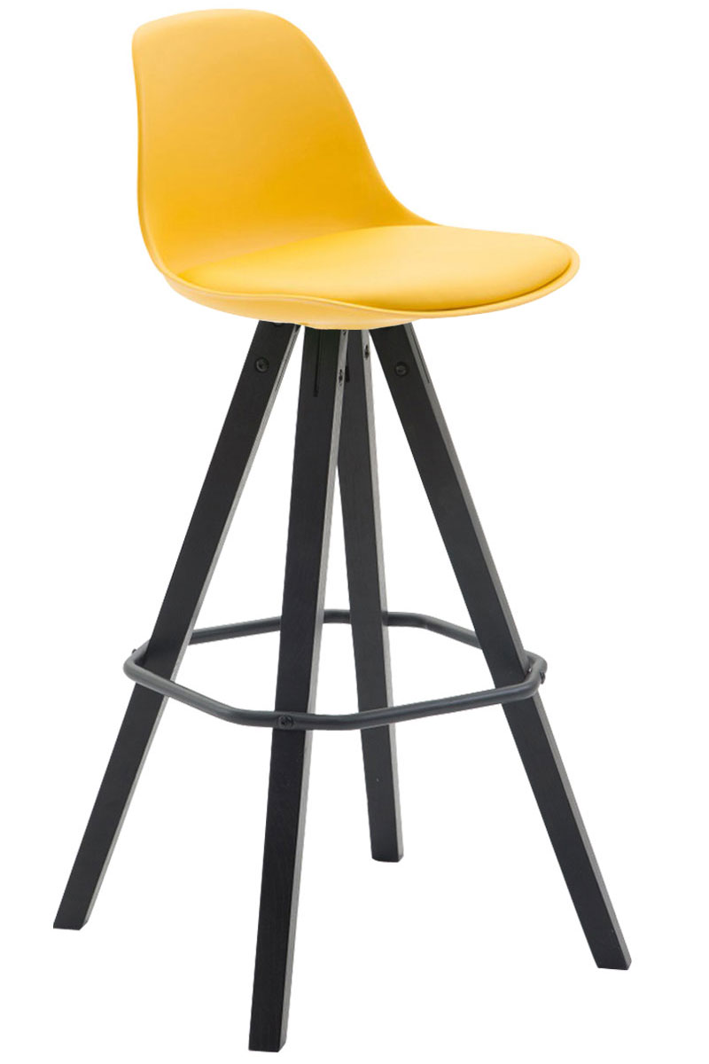 Barstuhl Franklin Kunststoff Square Barmöbel Tresenstuhl Buche