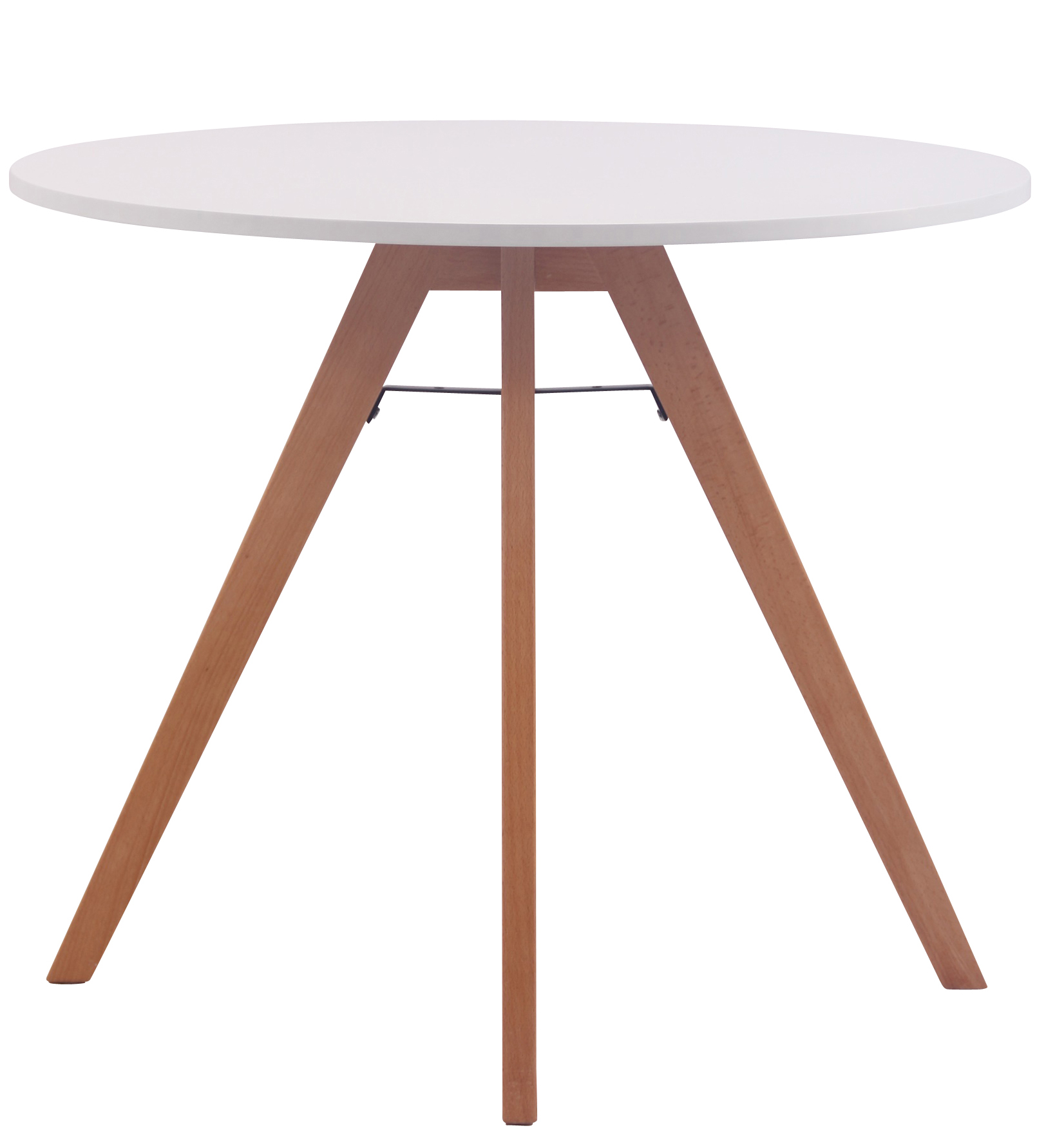 Tisch Viktor Küchentisch Esstisch Holztisch weiß 3 Größen wählbar Bistrotisch 
