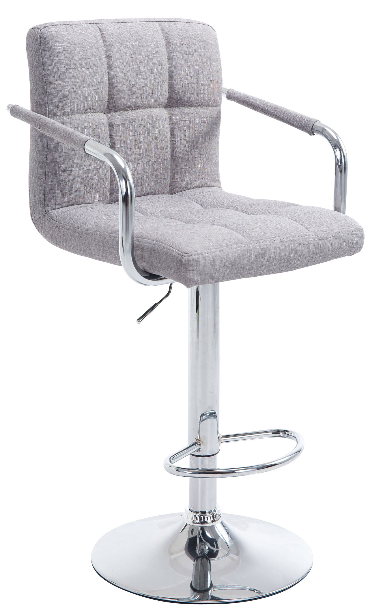 Barhocker Lucy V2 Stoff chrom