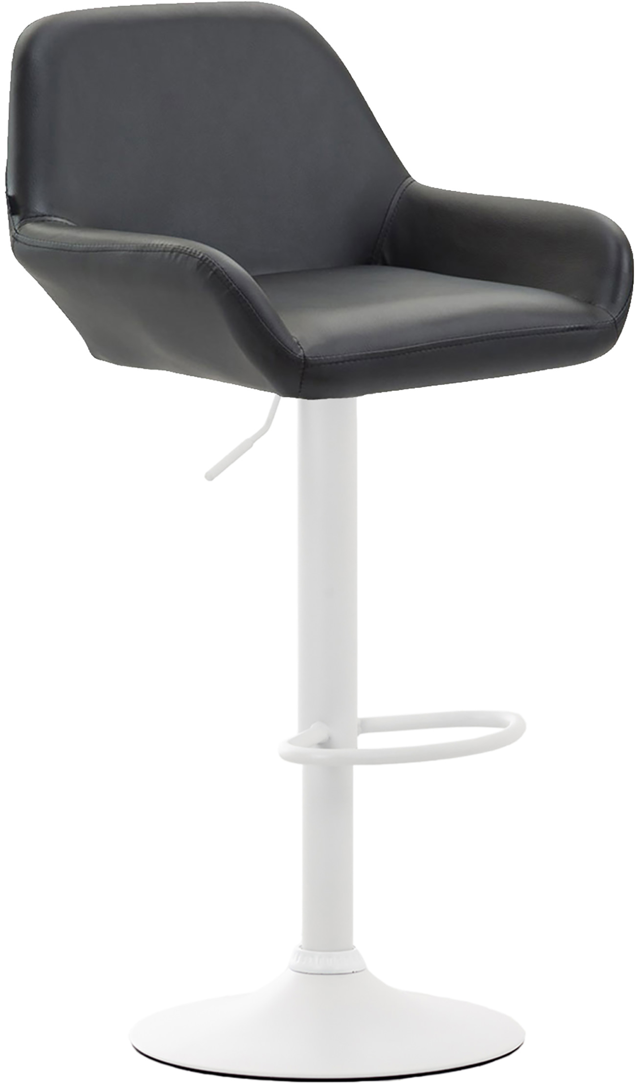 Barhocker Braga Kunstleder wei�