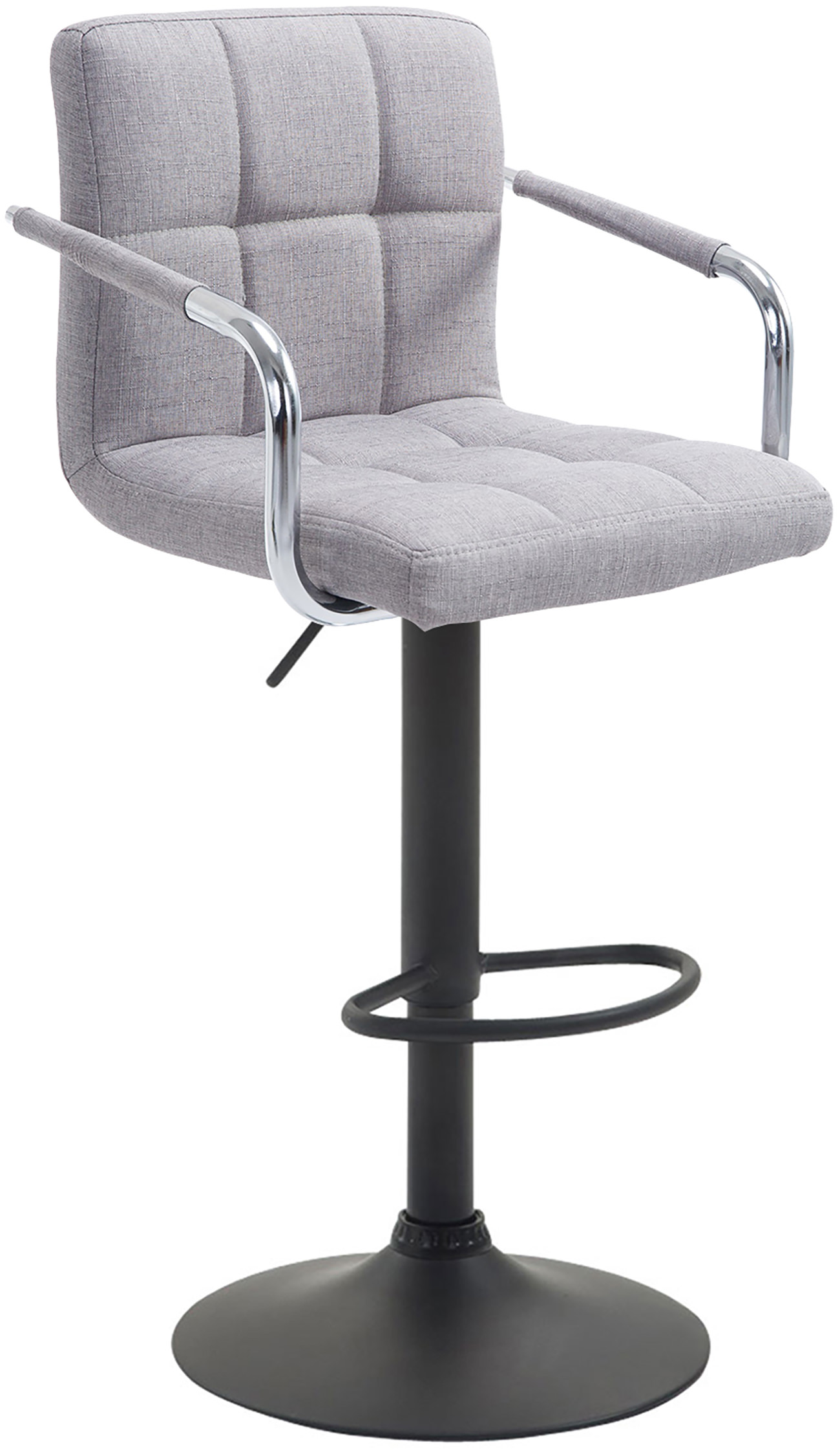 Barhocker Lucy V2 Stoff schwarz