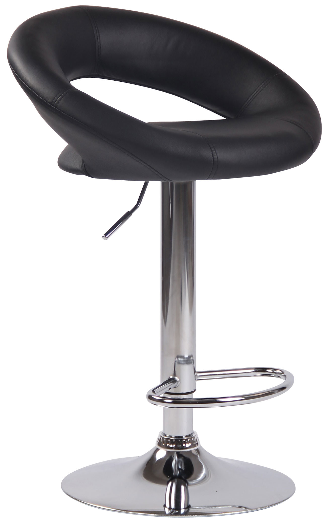 Barhocker Olinda Kunstleder chrom