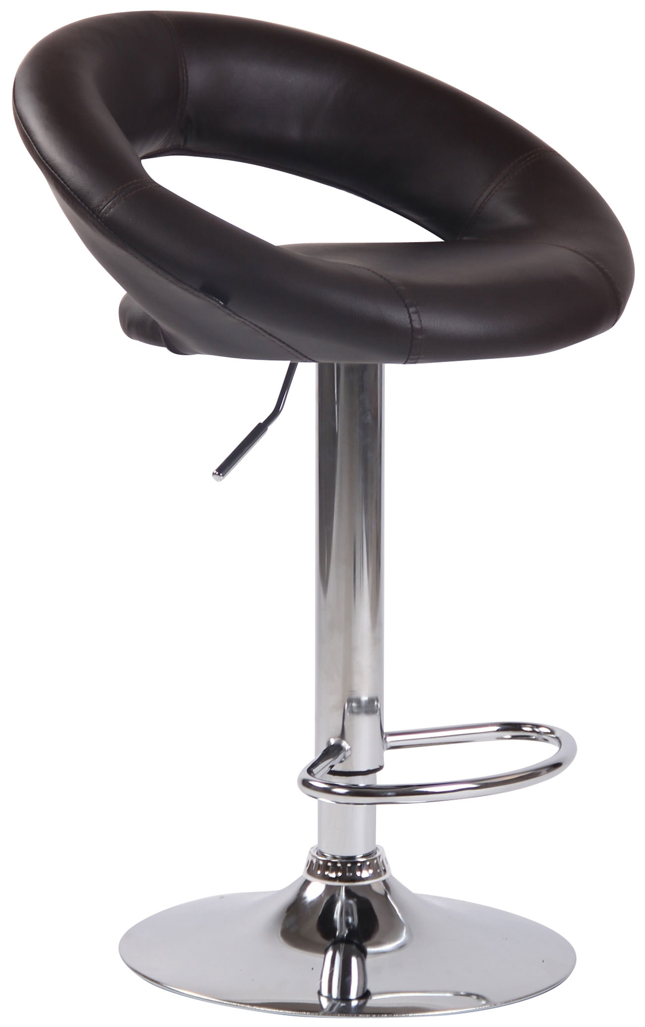 Barhocker Olinda Kunstleder chrom