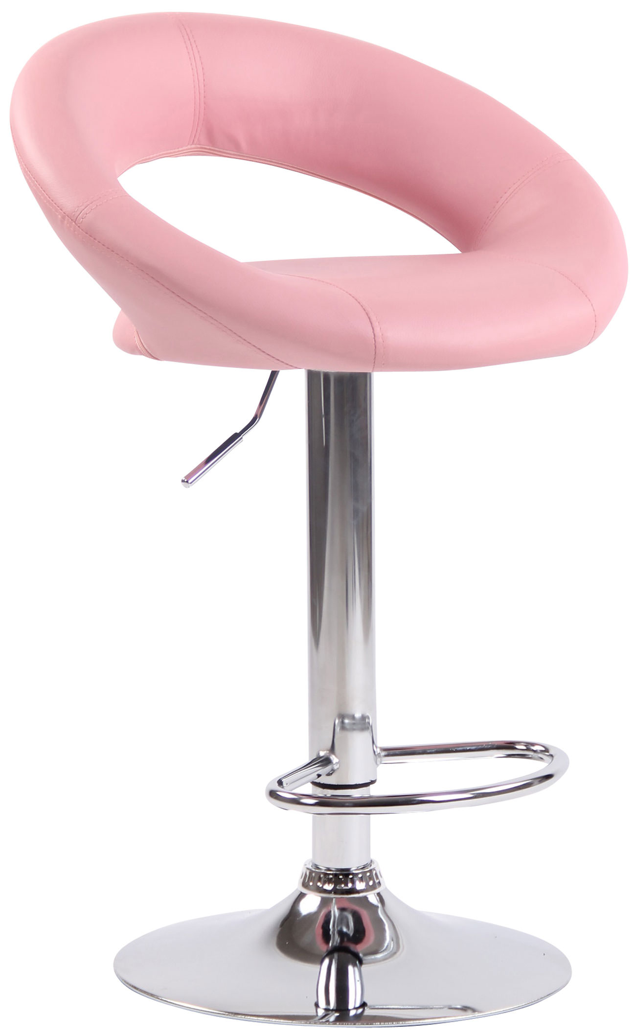 Barhocker Olinda Kunstleder chrom