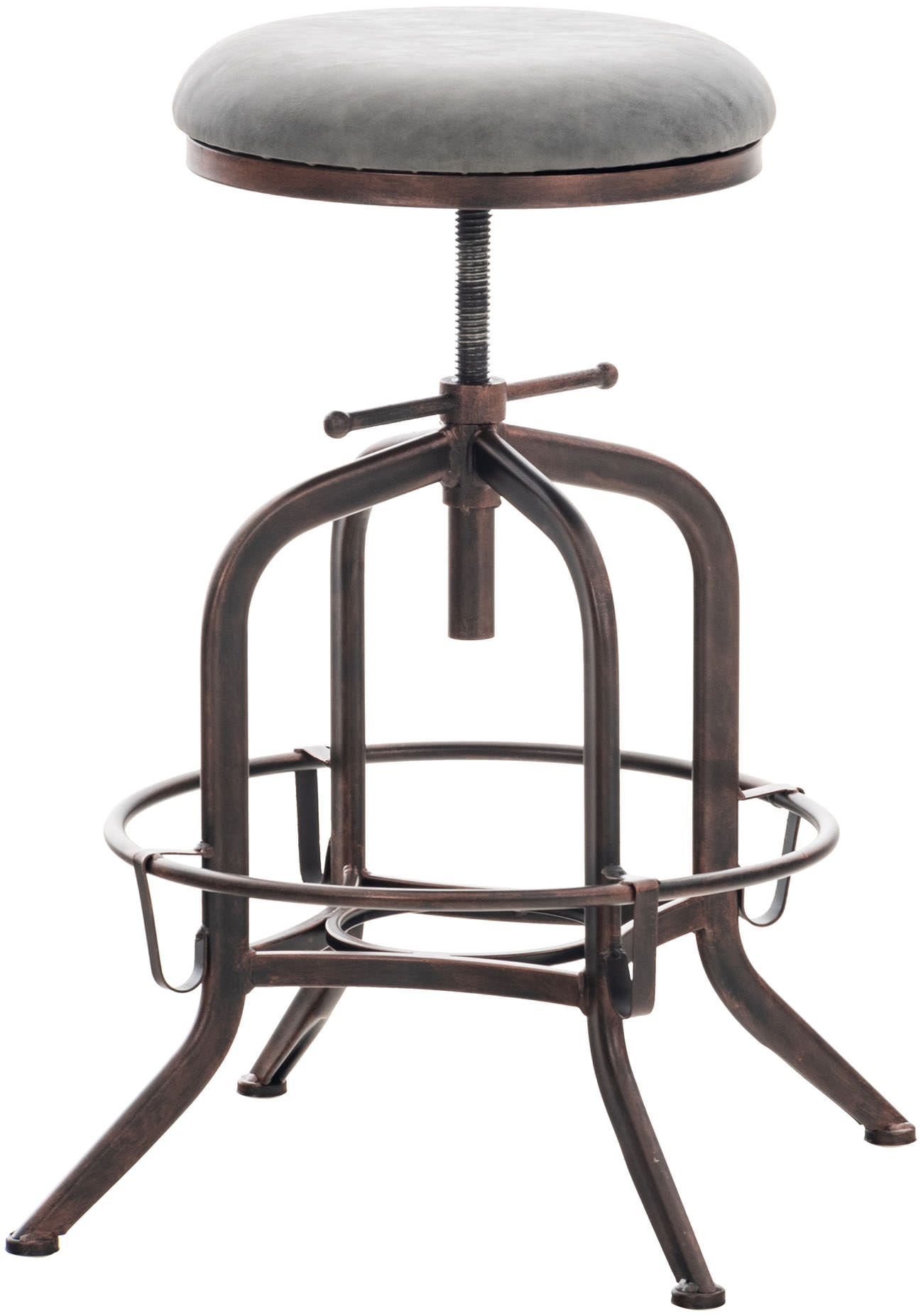 Barhocker Avadi Vintage Kunstleder bronze