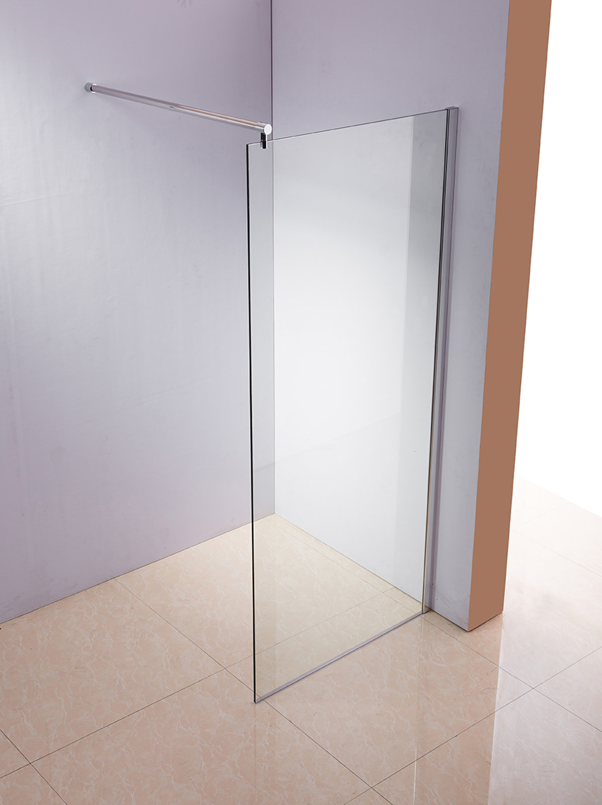 Duschabtrennung 70x200x100cm rund