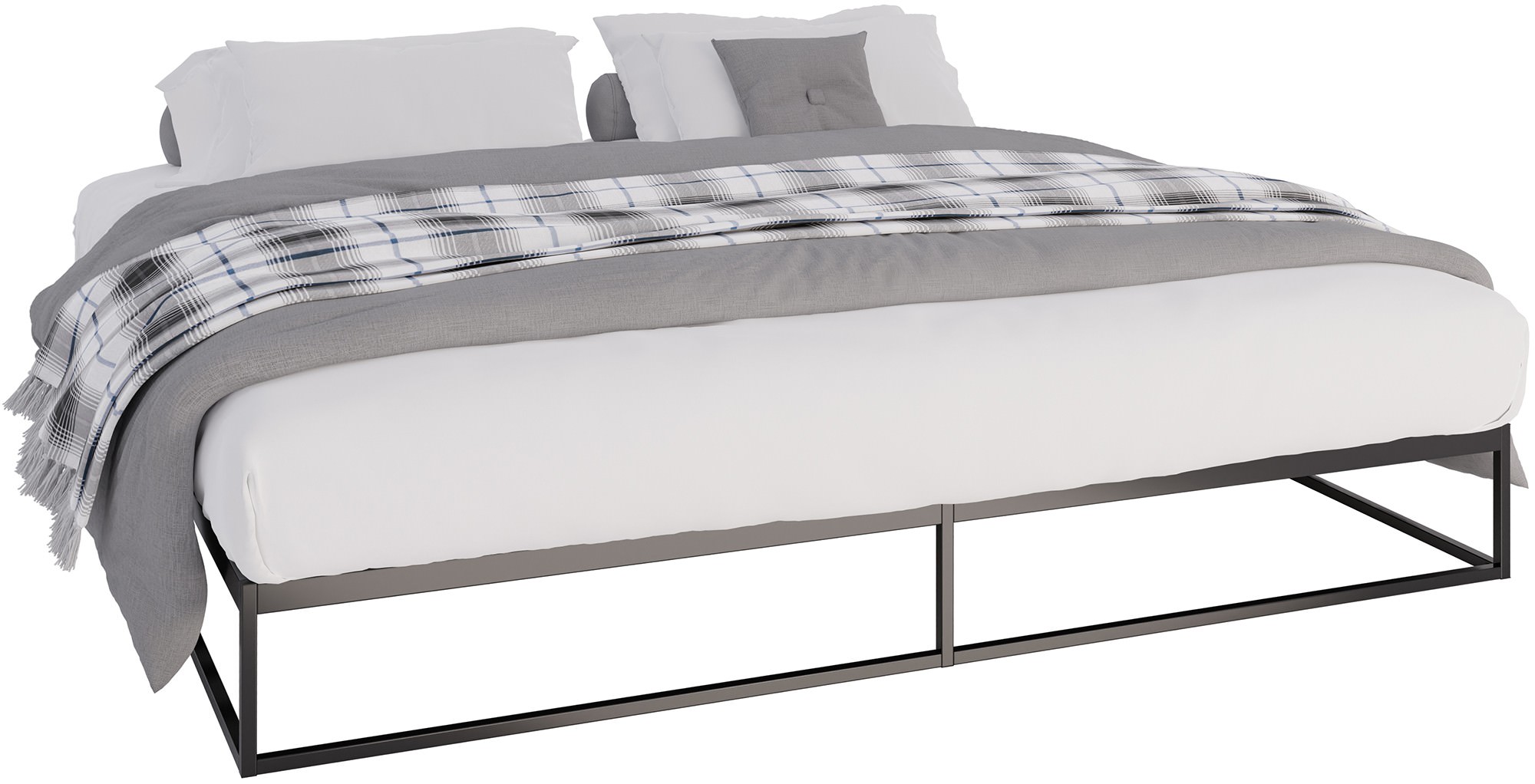 Metallbett Scala 200x200x25 cm