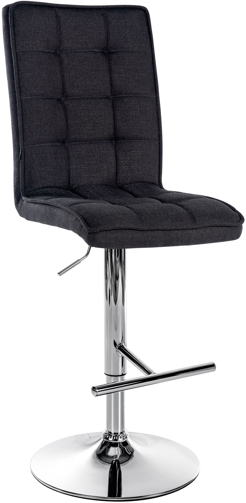 Barhocker Peking V2 Stoff chrom