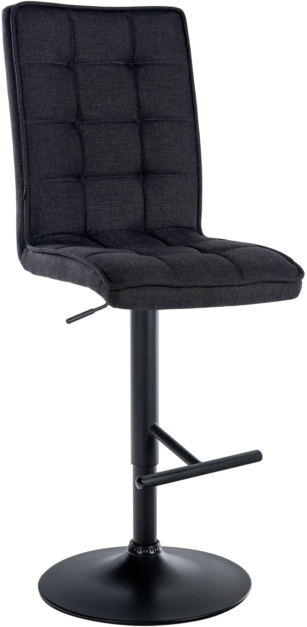 Barhocker Peking V2 Stoff schwarz