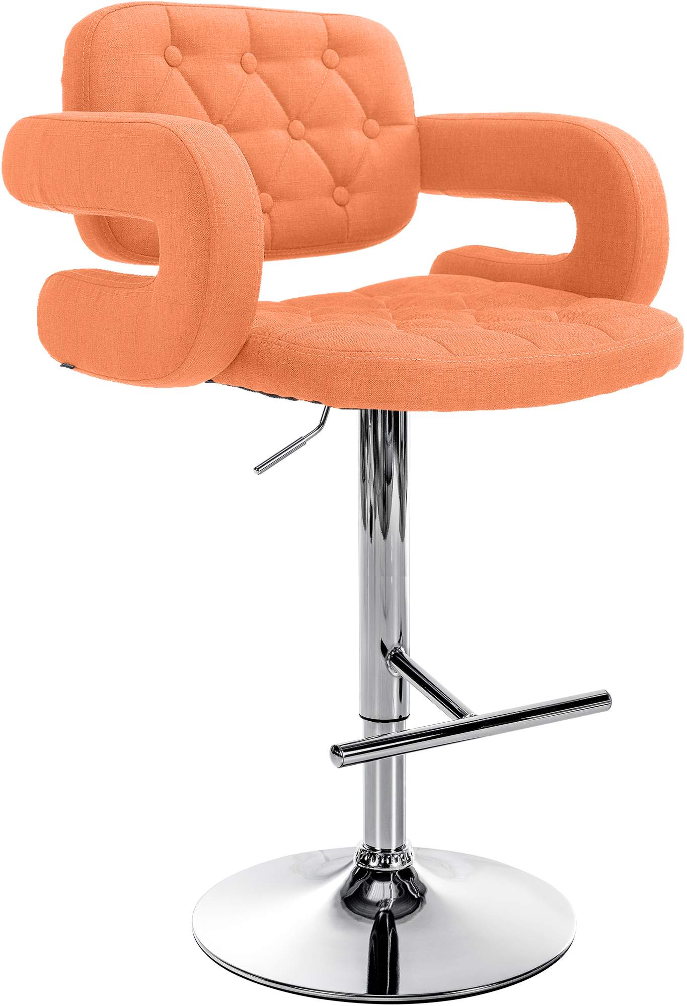 Barhocker Dublin Stoff Thekenhocker Barstuhl Tresen Barmöbel Lounger Drehstuhl - Bild 12 von 15