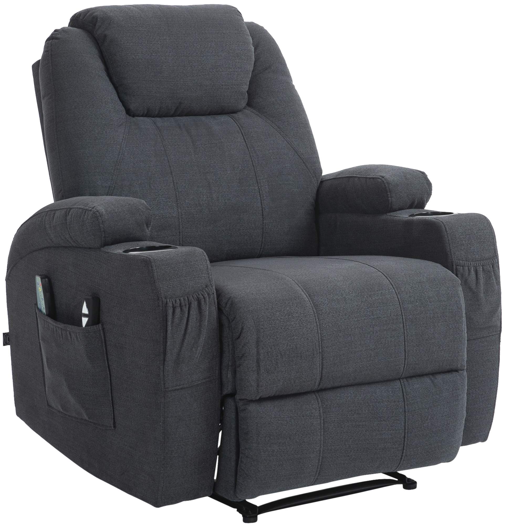 Sessel Hepler mit Massagefunktion Stoff