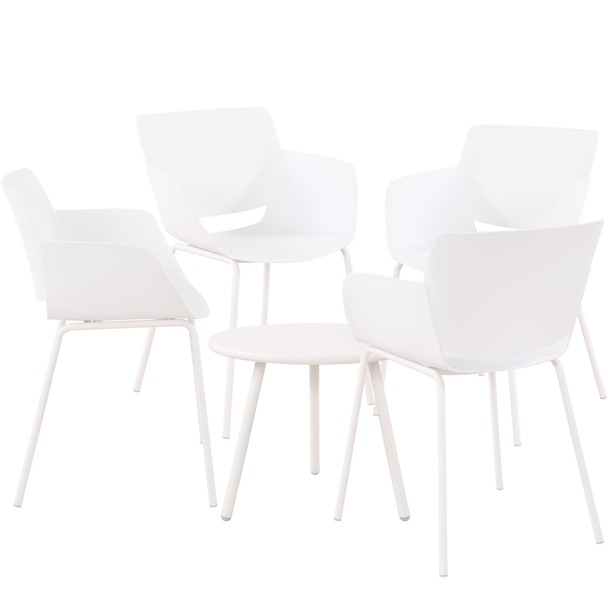 Sitzgruppe Berena Gartenset Tisch Berea Stühle Alpena wetterfest UV-beständig - Bild 10 von 19