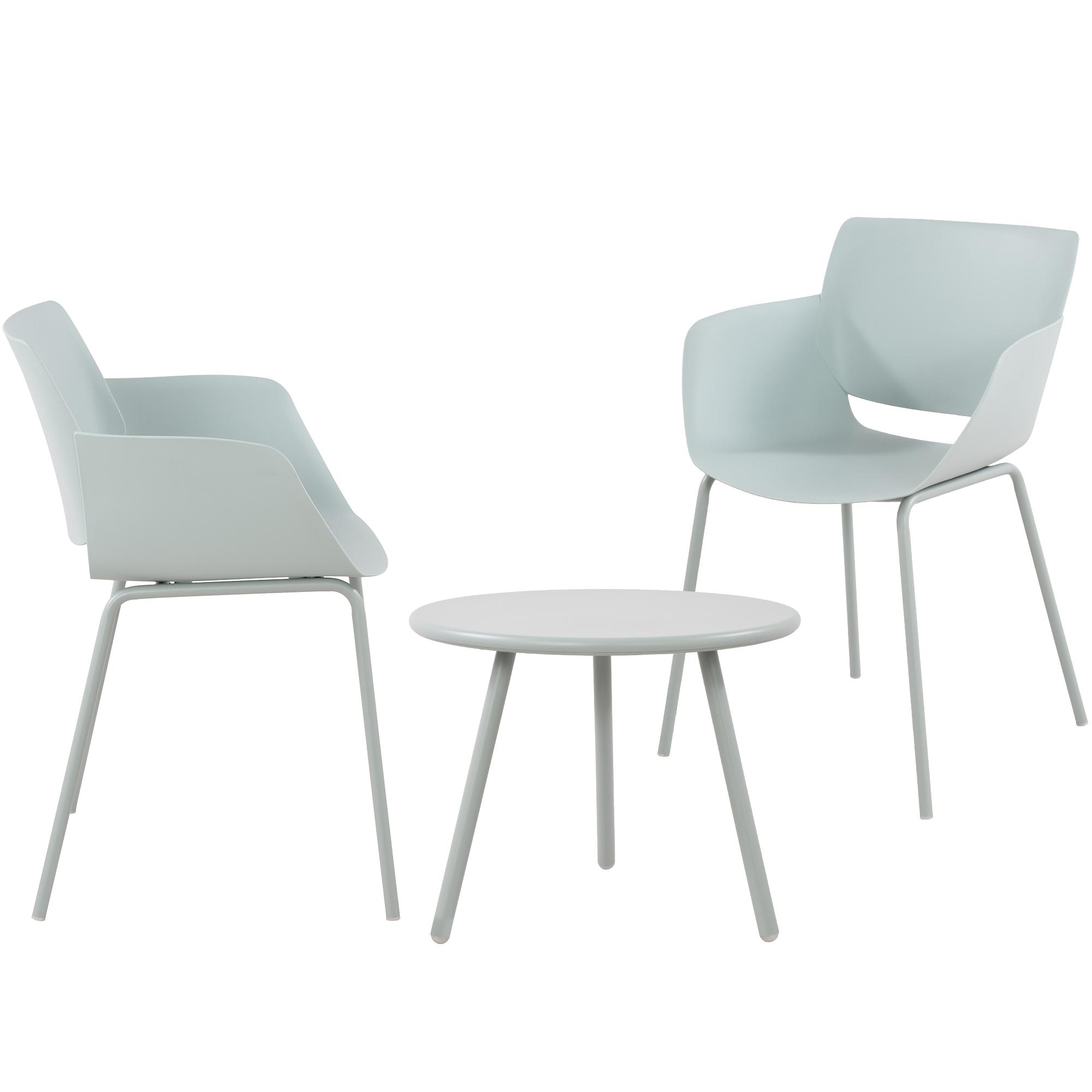 Sitzgruppe Berena Gartenset Tisch Berea Stühle Alpena wetterfest UV-beständig - Bild 18 von 19