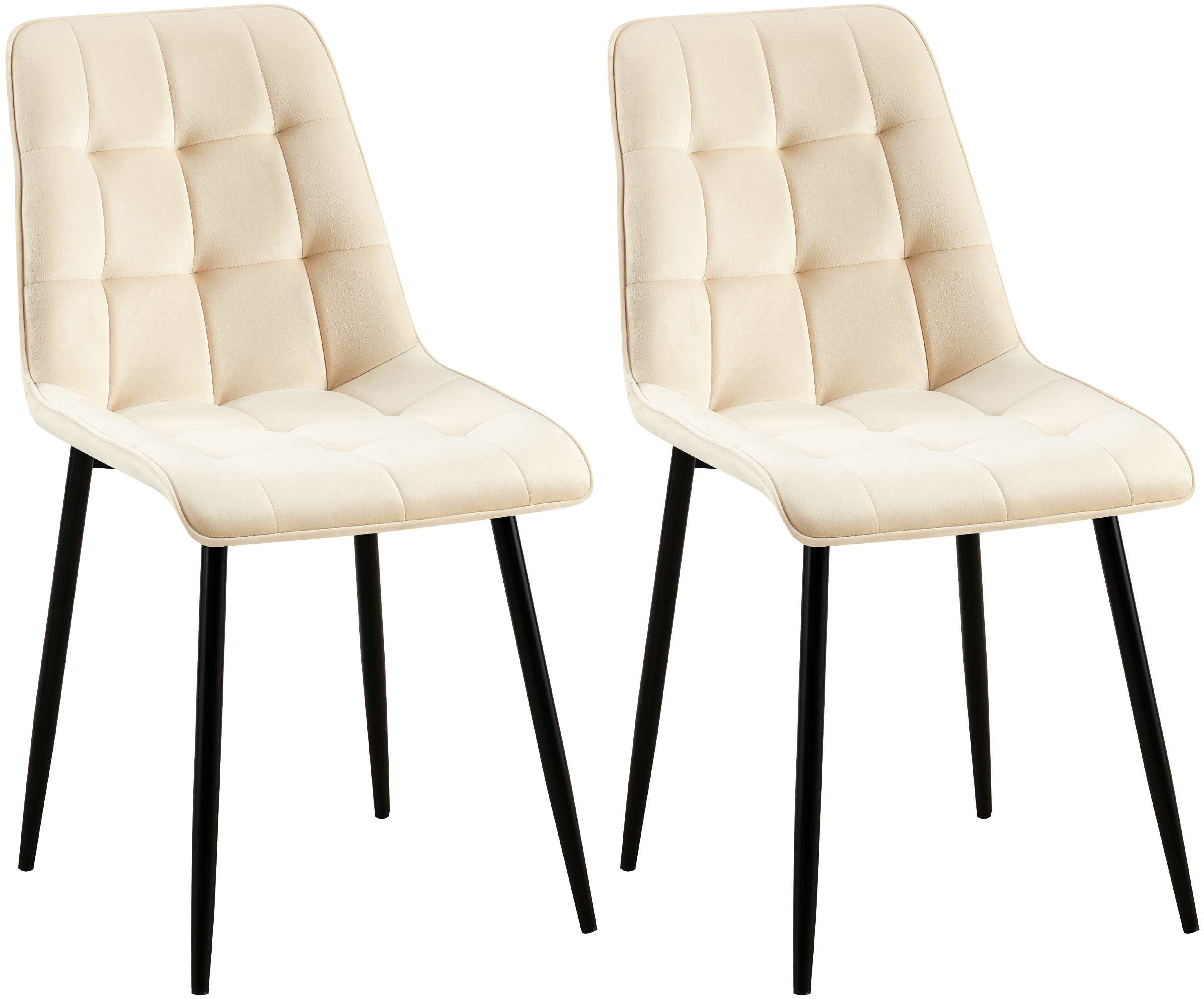 2er Set Esszimmerstuhl Gifford Samt