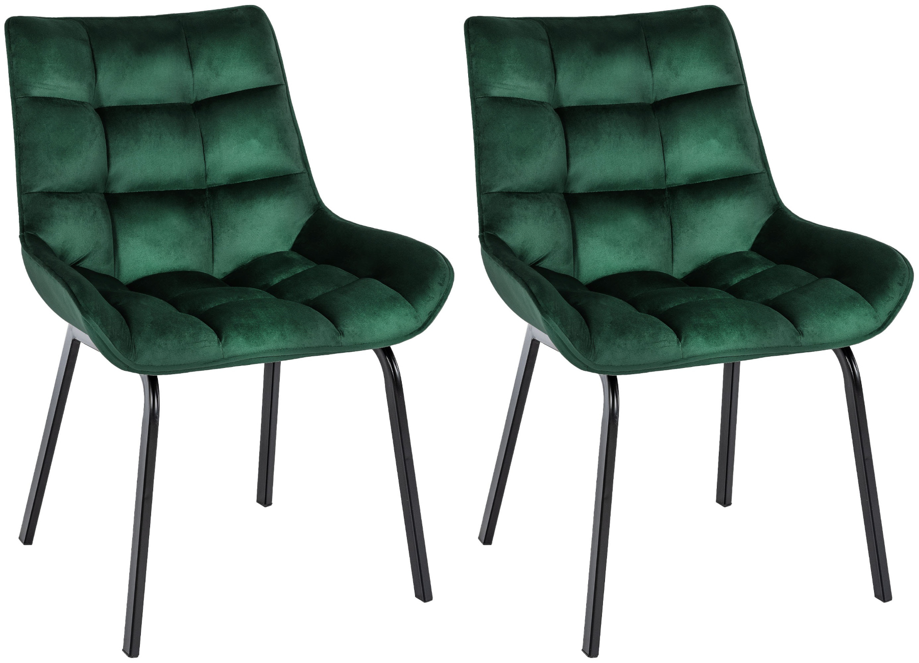 2er Set Stuhl Saranda Samt