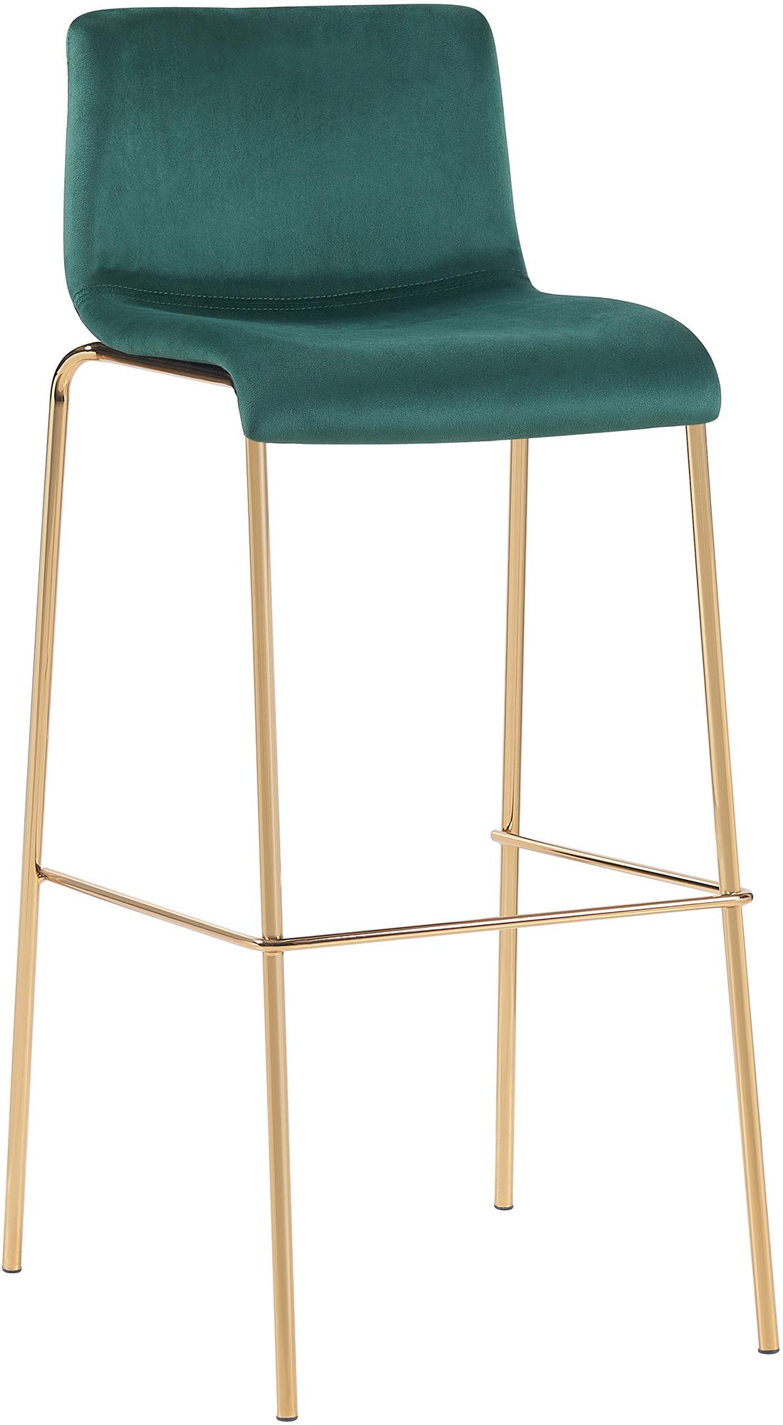 Barhocker Hoover Samt 4-Fu� Gold