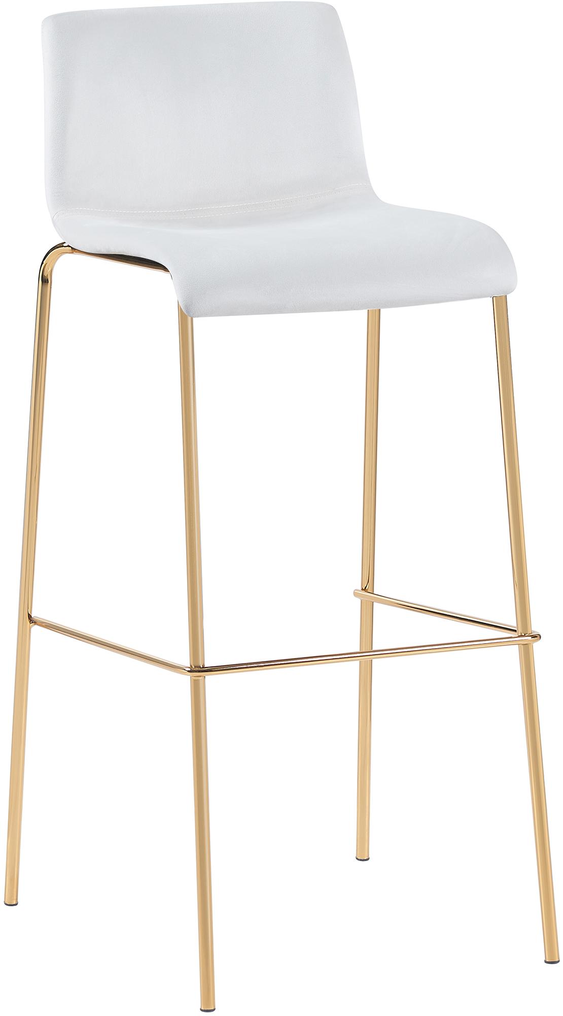 Barhocker Hoover Samt 4-Fu� Gold