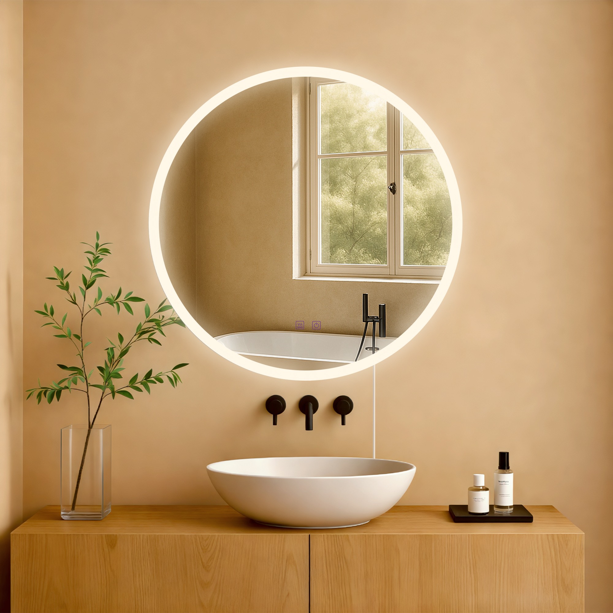 Badspiegel Laconia 60 ohne Bluetooth