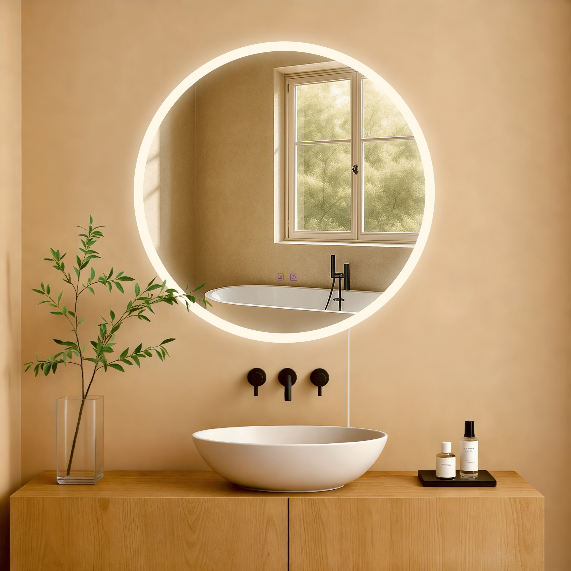 Badspiegel Laconia 70 ohne Bluetooth