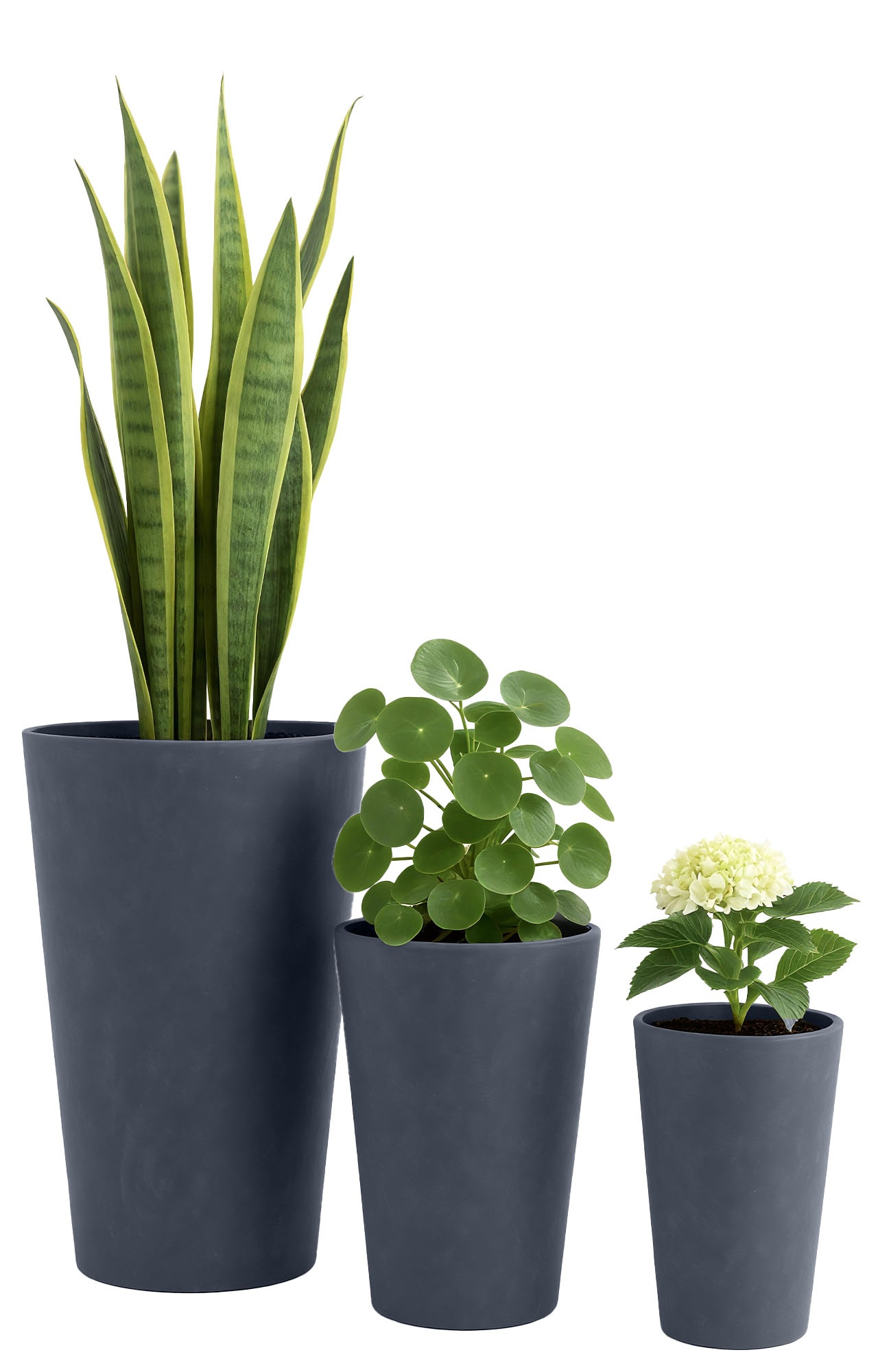 3er Set Pflanzkübel 3