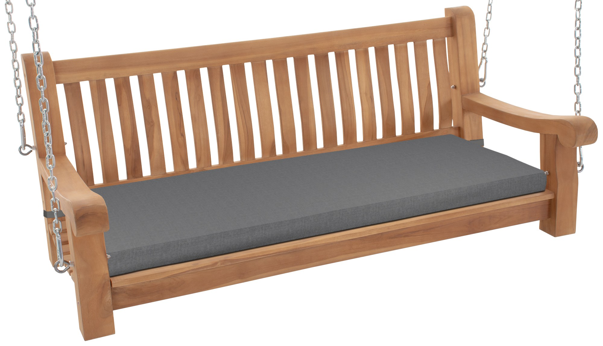 Schaukelbank Joyce mit Sitzkissen 150 cm + teak