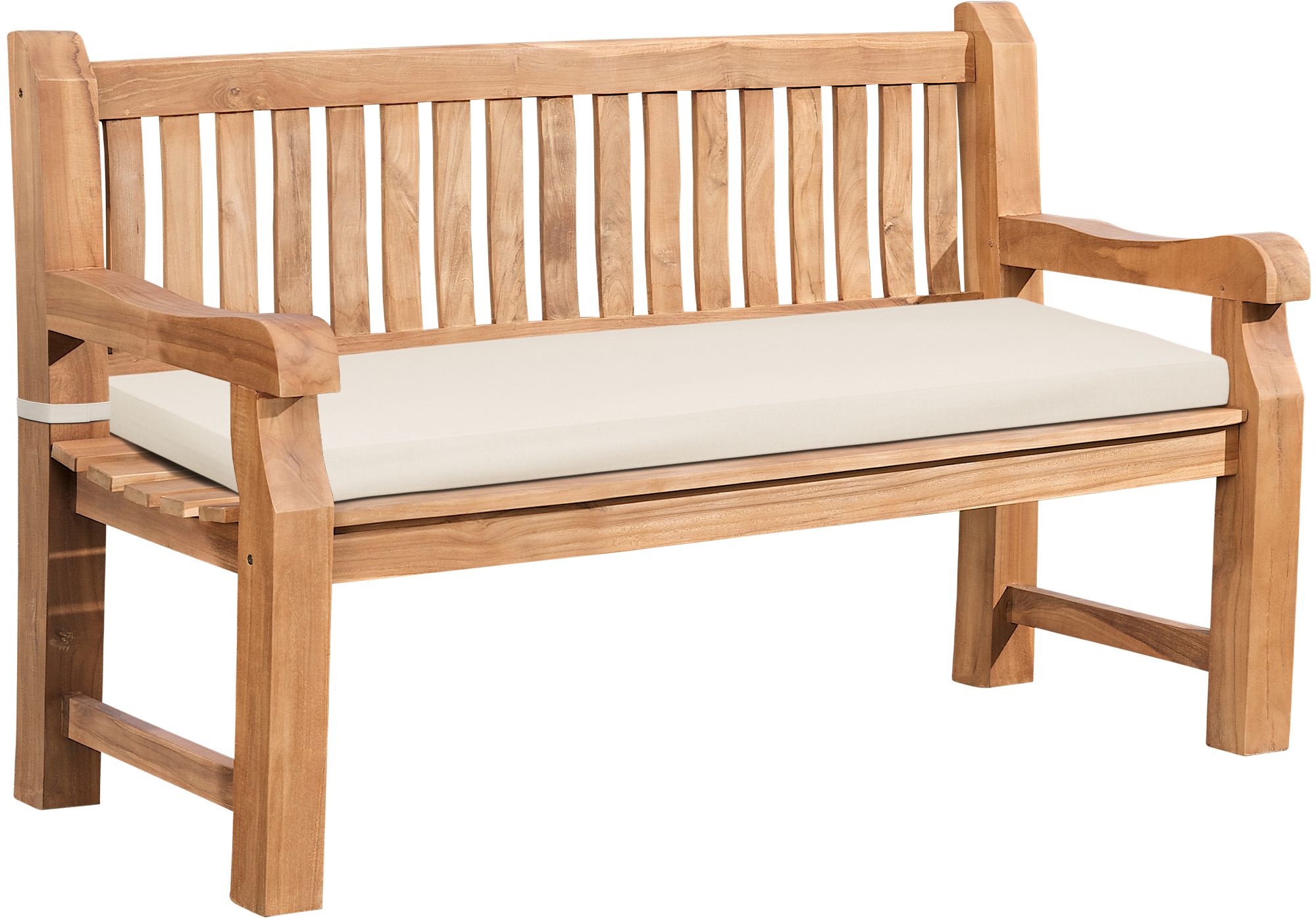 Teakbank Daxon mit Sitzkissen 150 cm