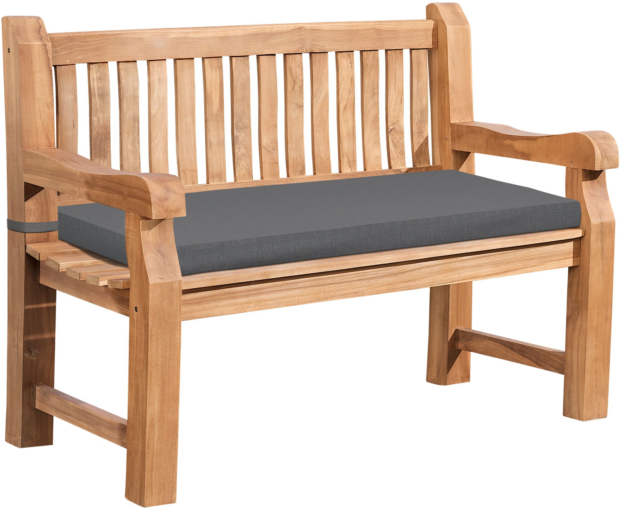 Teakbank Daxon mit Sitzkissen 150 cm