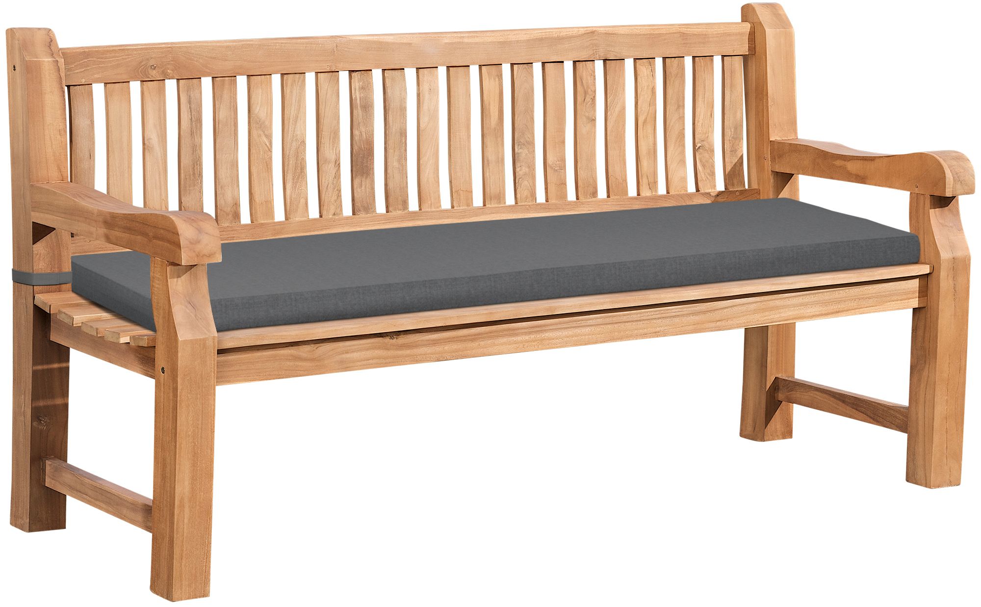 Teakbank Daxon mit Sitzkissen 180 cm