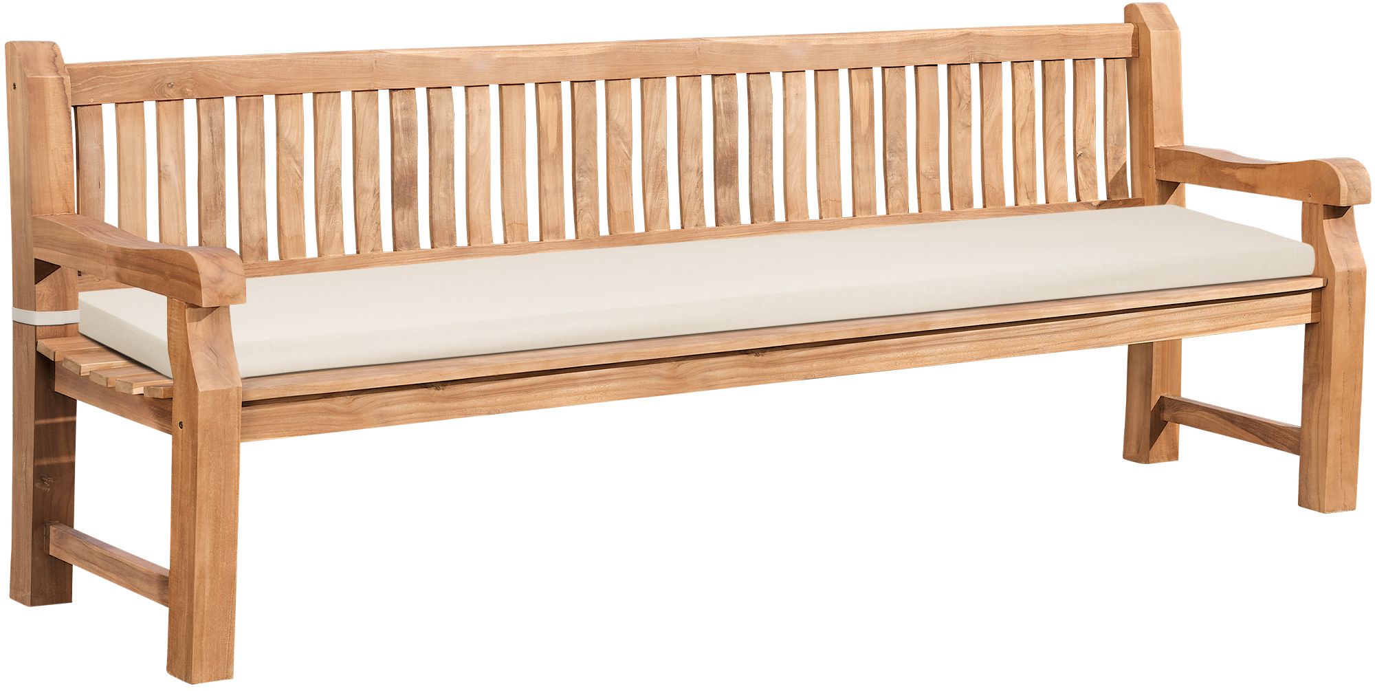 Teakbank Daxon mit Sitzkissen 240 cm