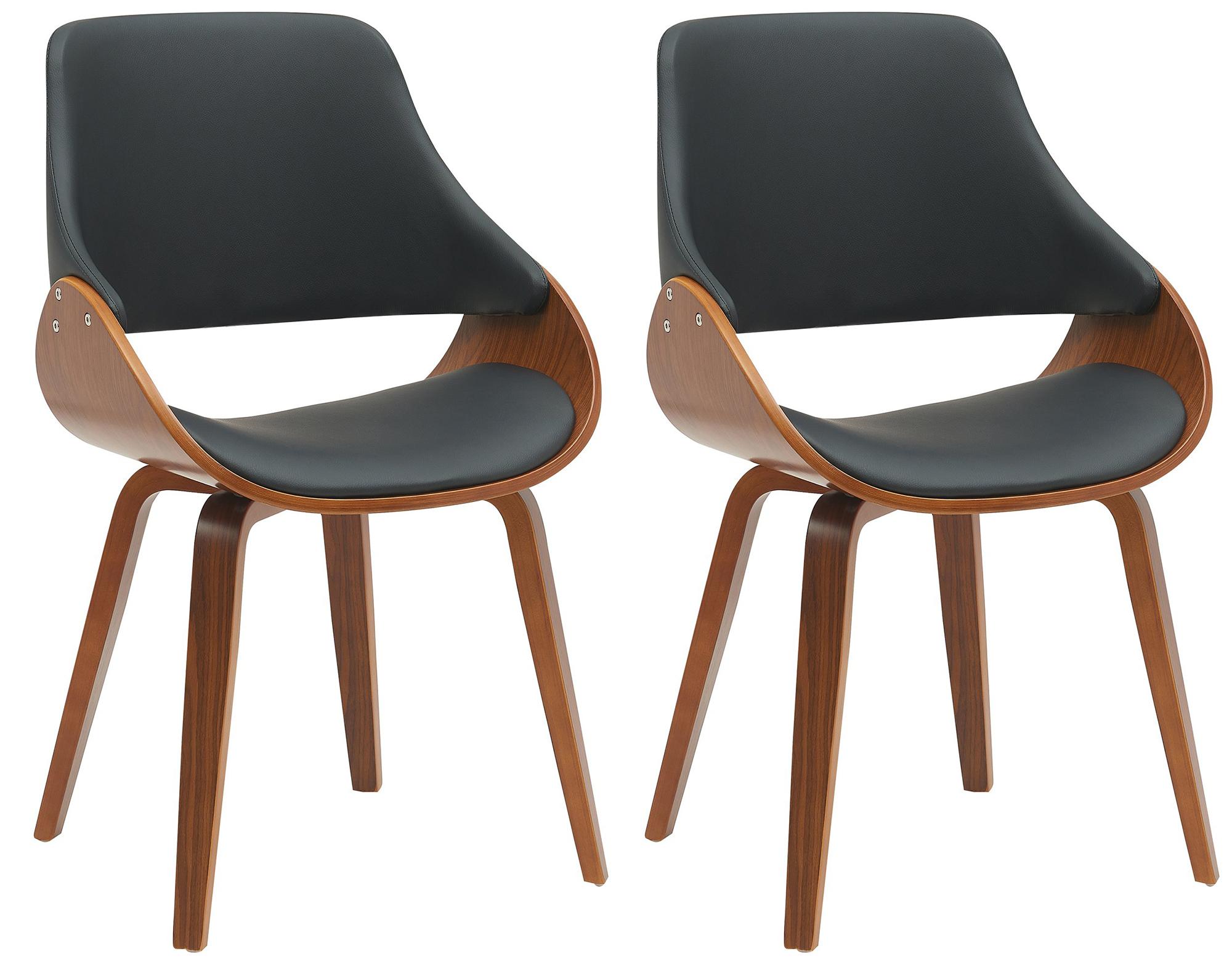 2er Set Esszimmerstuhl Vangale Kunstleder