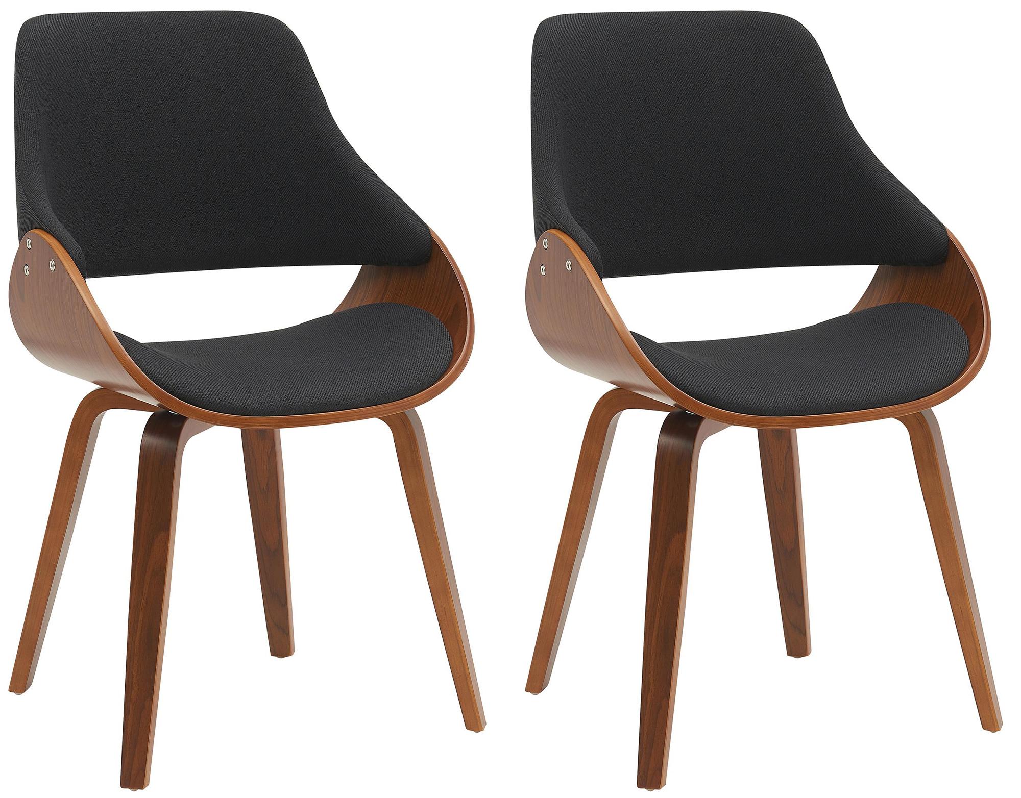 2er Set Esszimmerstuhl Vangale Stoff