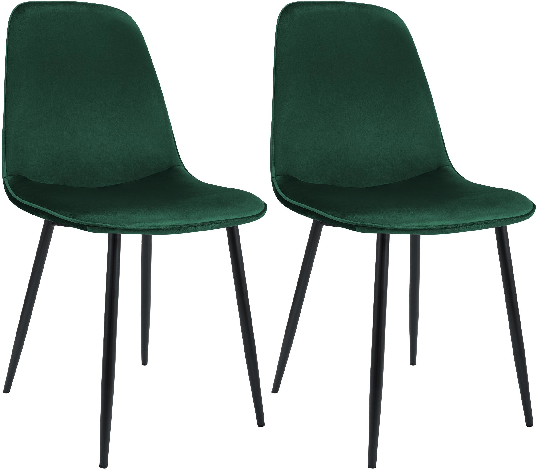 2er Set Esszimmerstuhl Maryam Samt