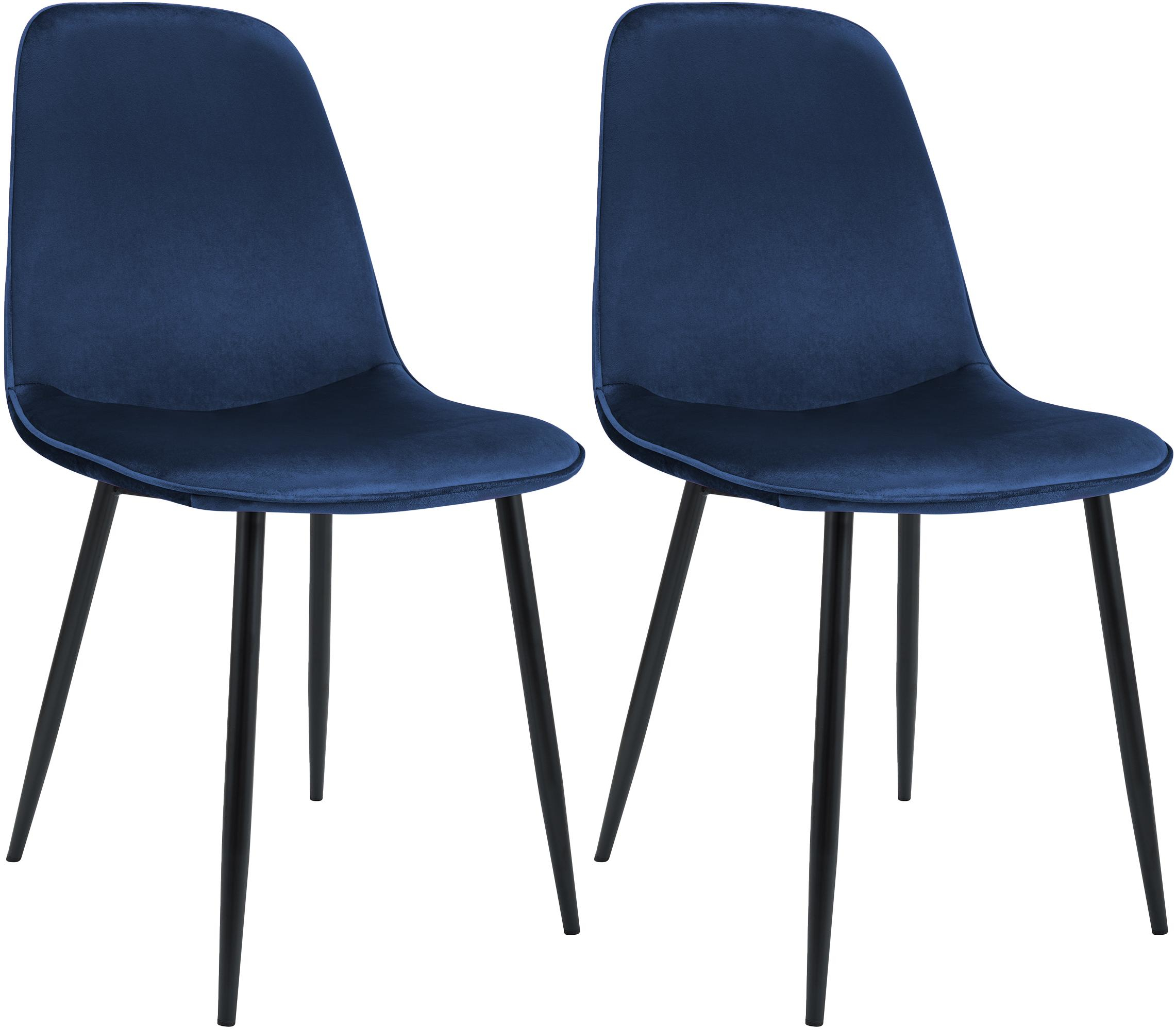 2er Set Esszimmerstuhl Maryam Samt