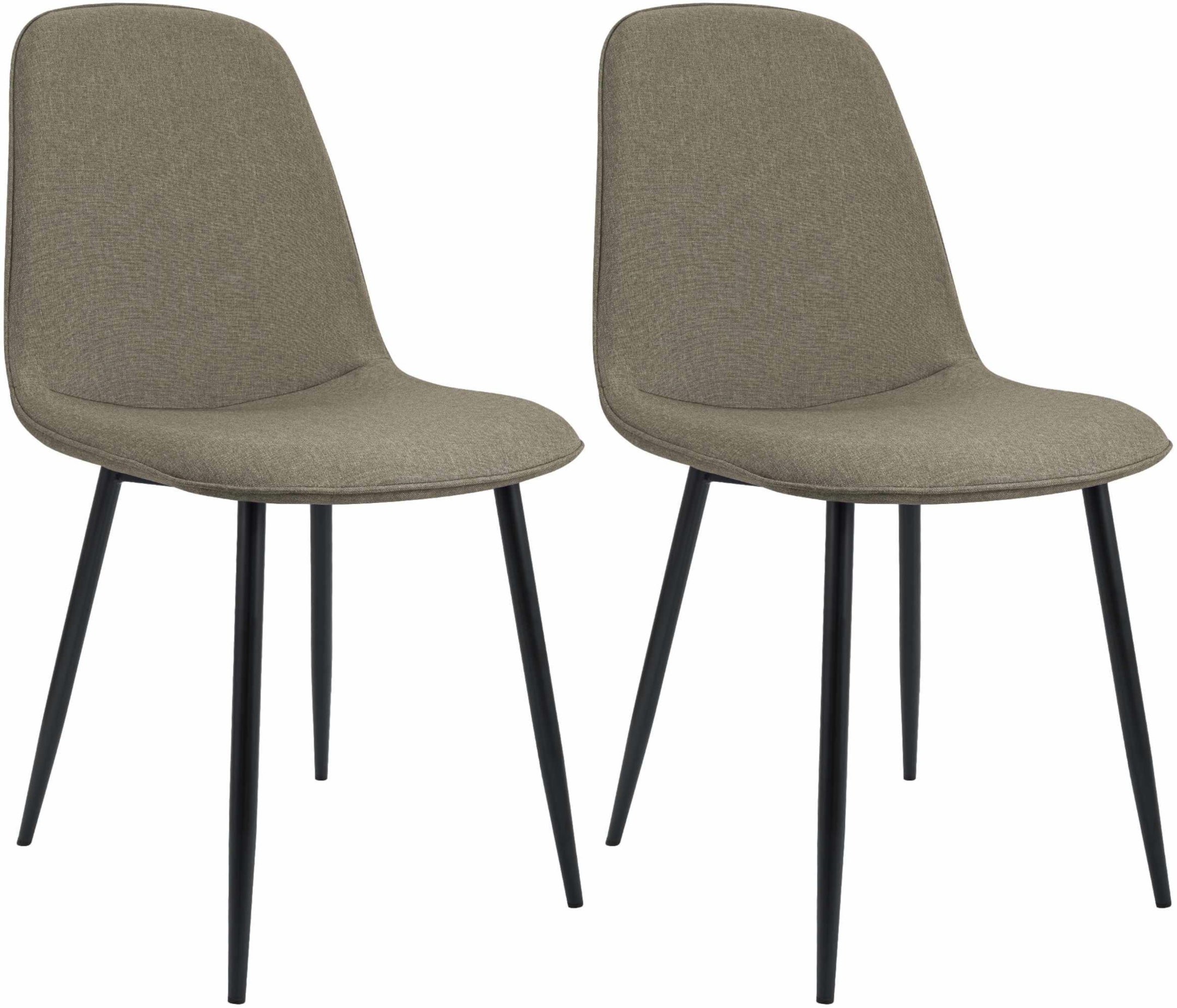 2er Set Esszimmerstuhl Maryam Stoff
