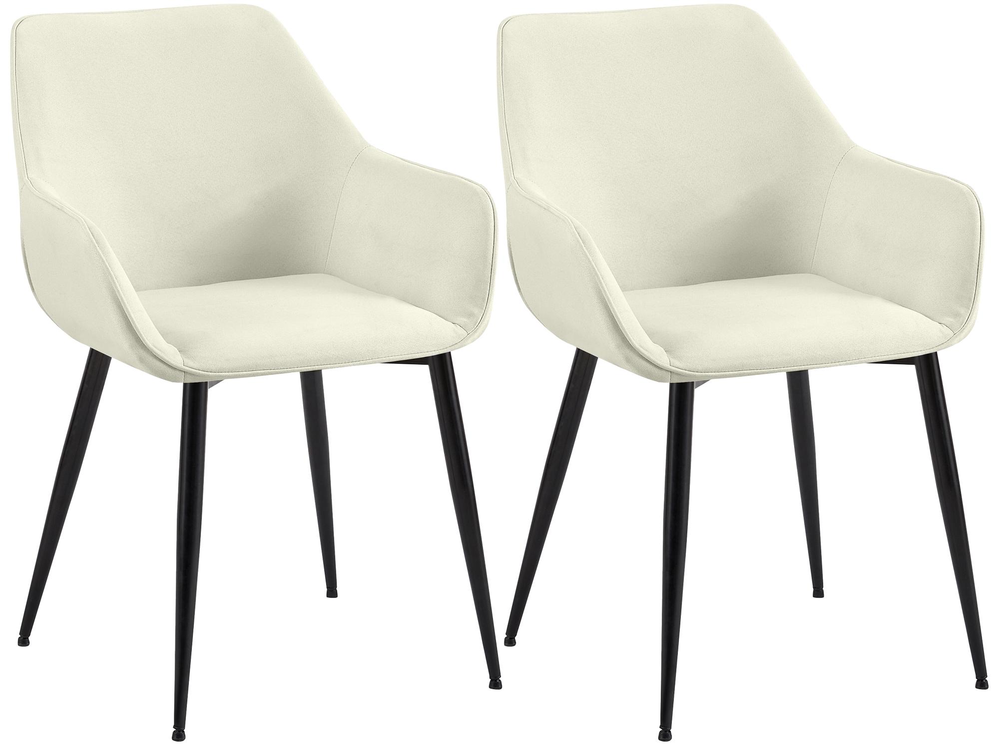 2er Set Esszimmerstuhl Luena Stoff