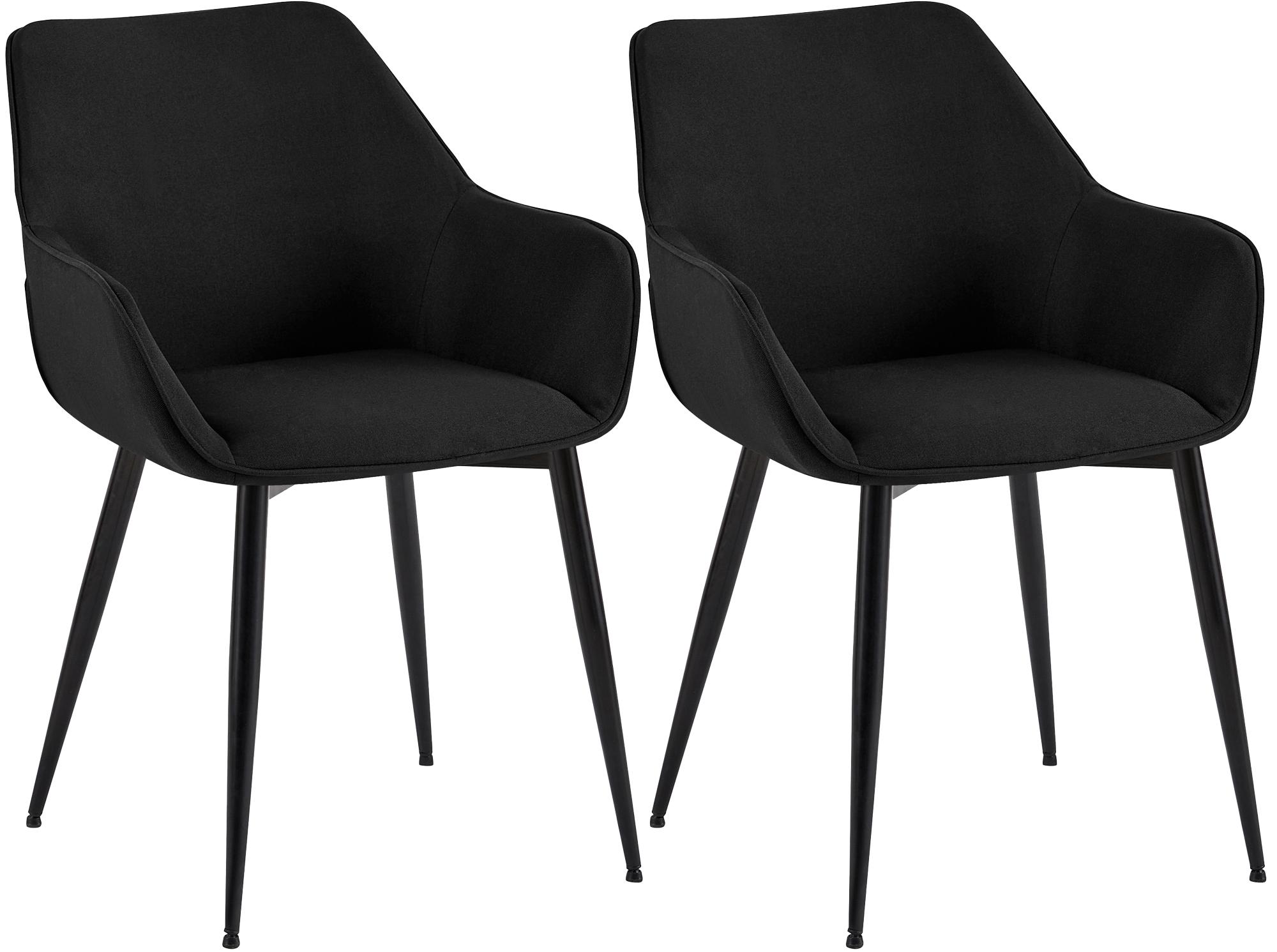 2er Set Esszimmerstuhl Luena Stoff