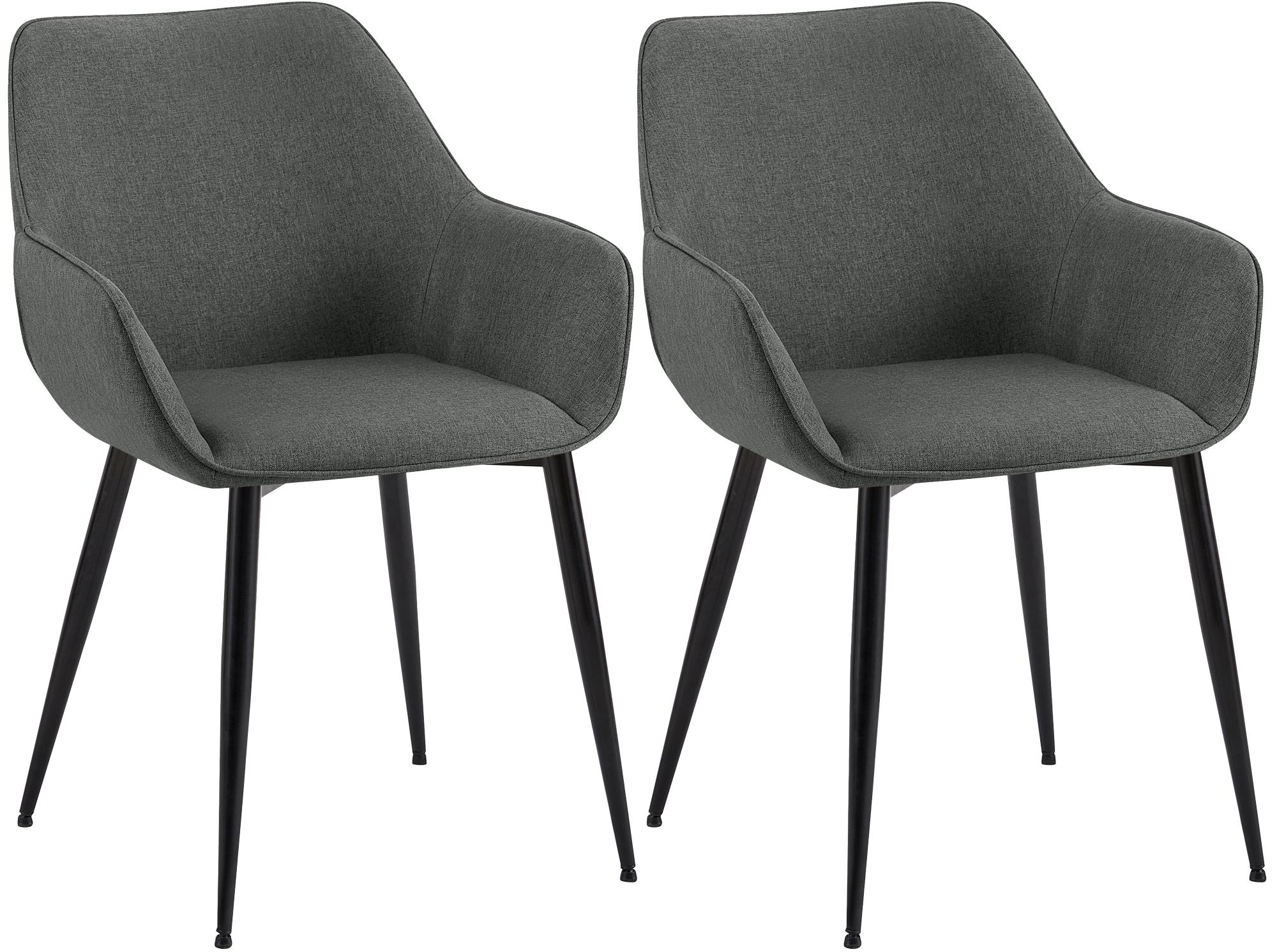 2er Set Esszimmerstuhl Luena Stoff
