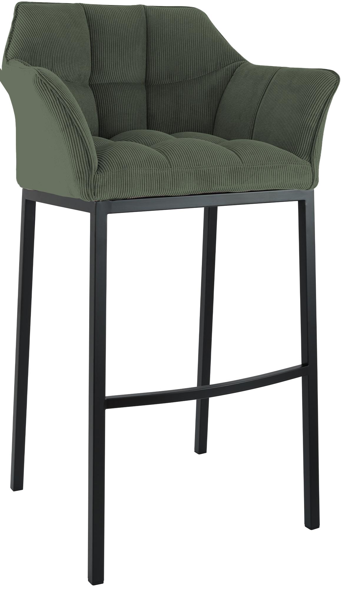Barhocker Damaso B Cord mit 4-Fu� Gestell