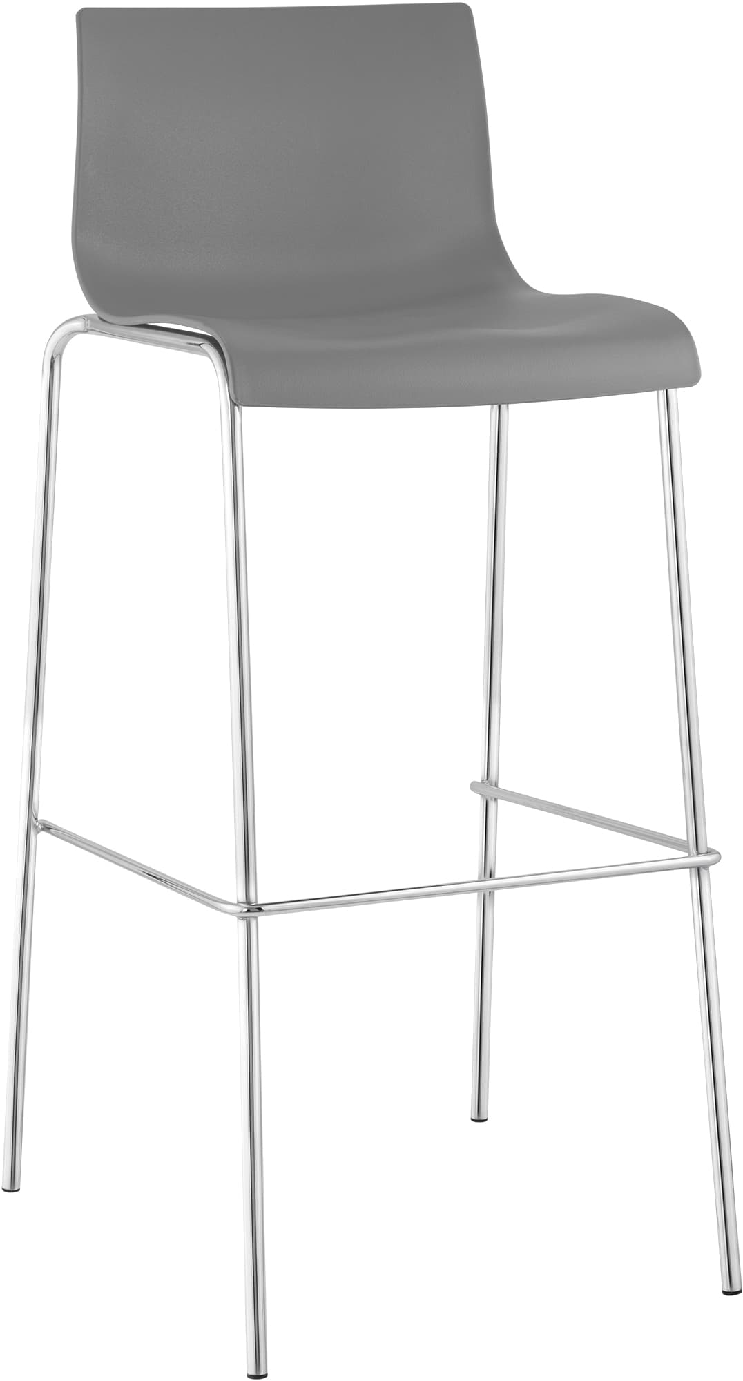 Barhocker Hoover Chrom 4-Fu� Gestell