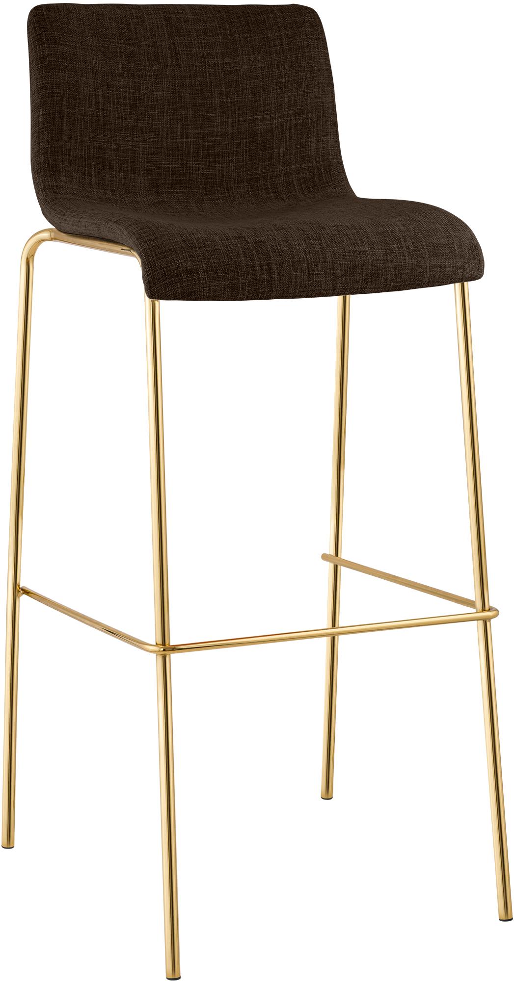 Barhocker Hoover Stoff 4-Fu� Gold