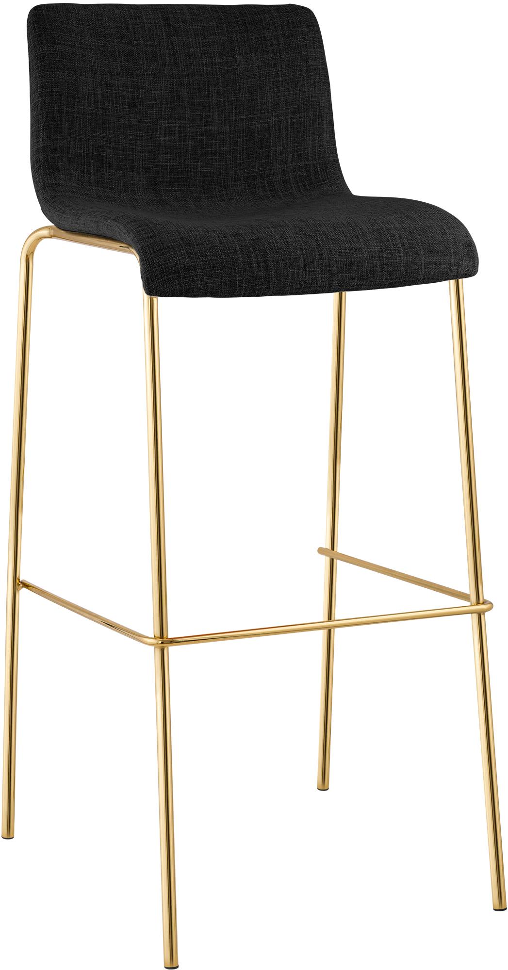 Barhocker Hoover Stoff 4-Fu� Gold