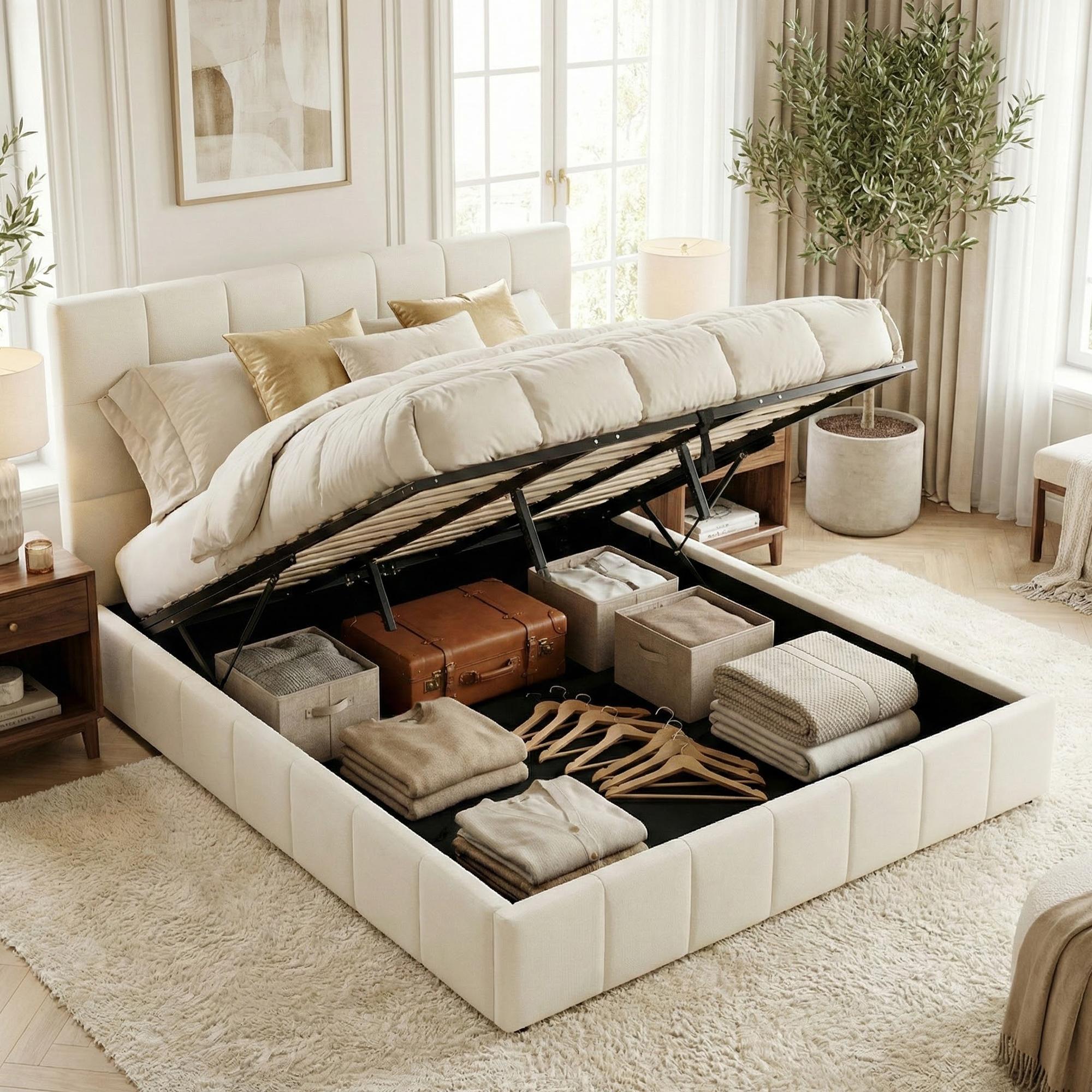 Bett Ladia Stoff 180x200 cm