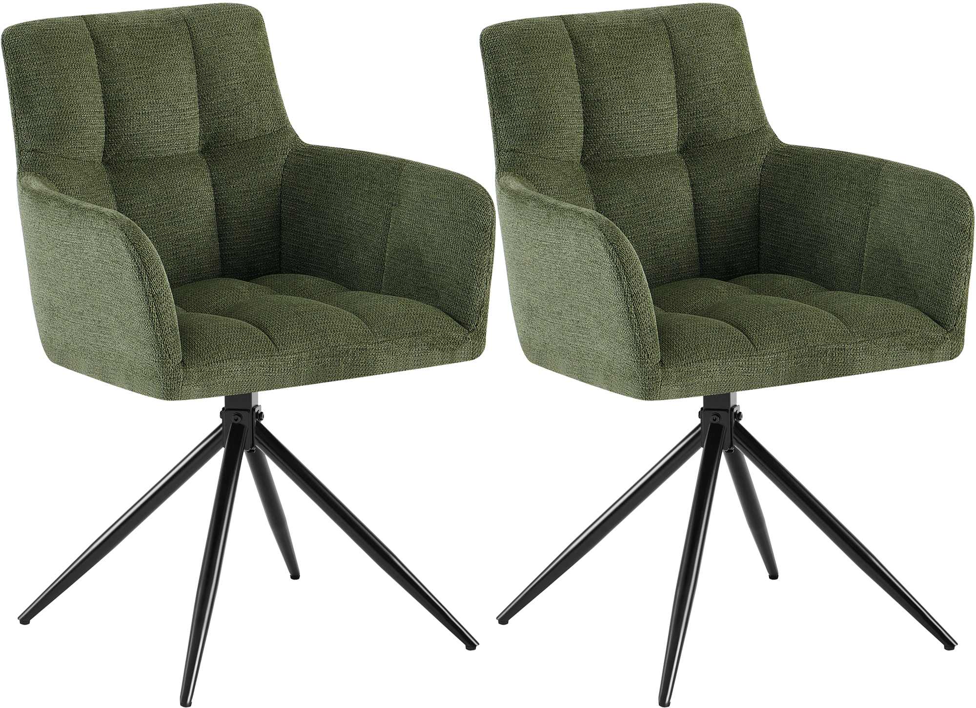2er Set Esszimmerstuhl Jonah Stoff