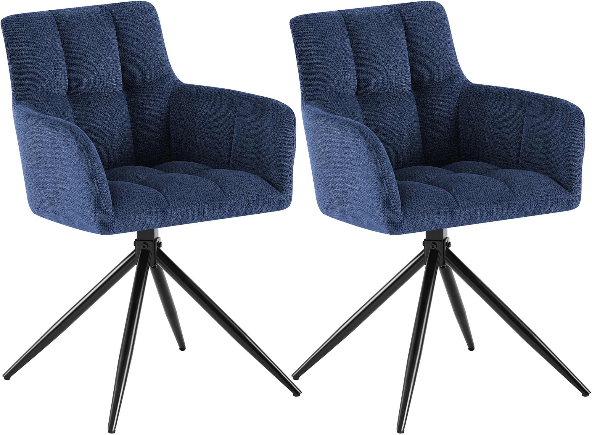2er Set Esszimmerstuhl Jonah Stoff