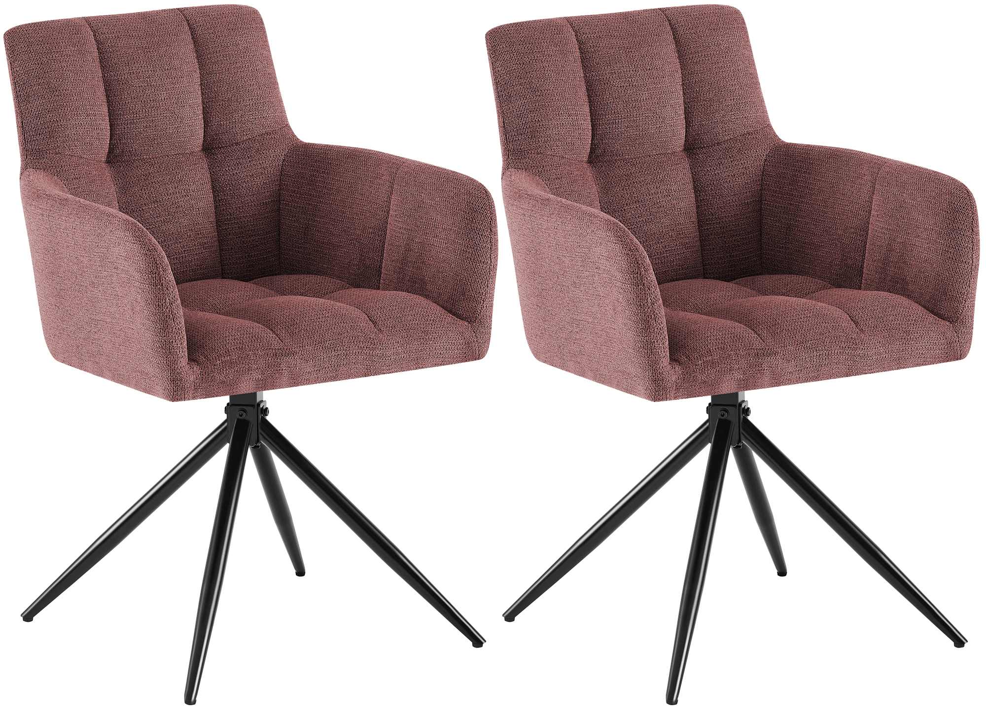 2er Set Esszimmerstuhl Jonah Stoff